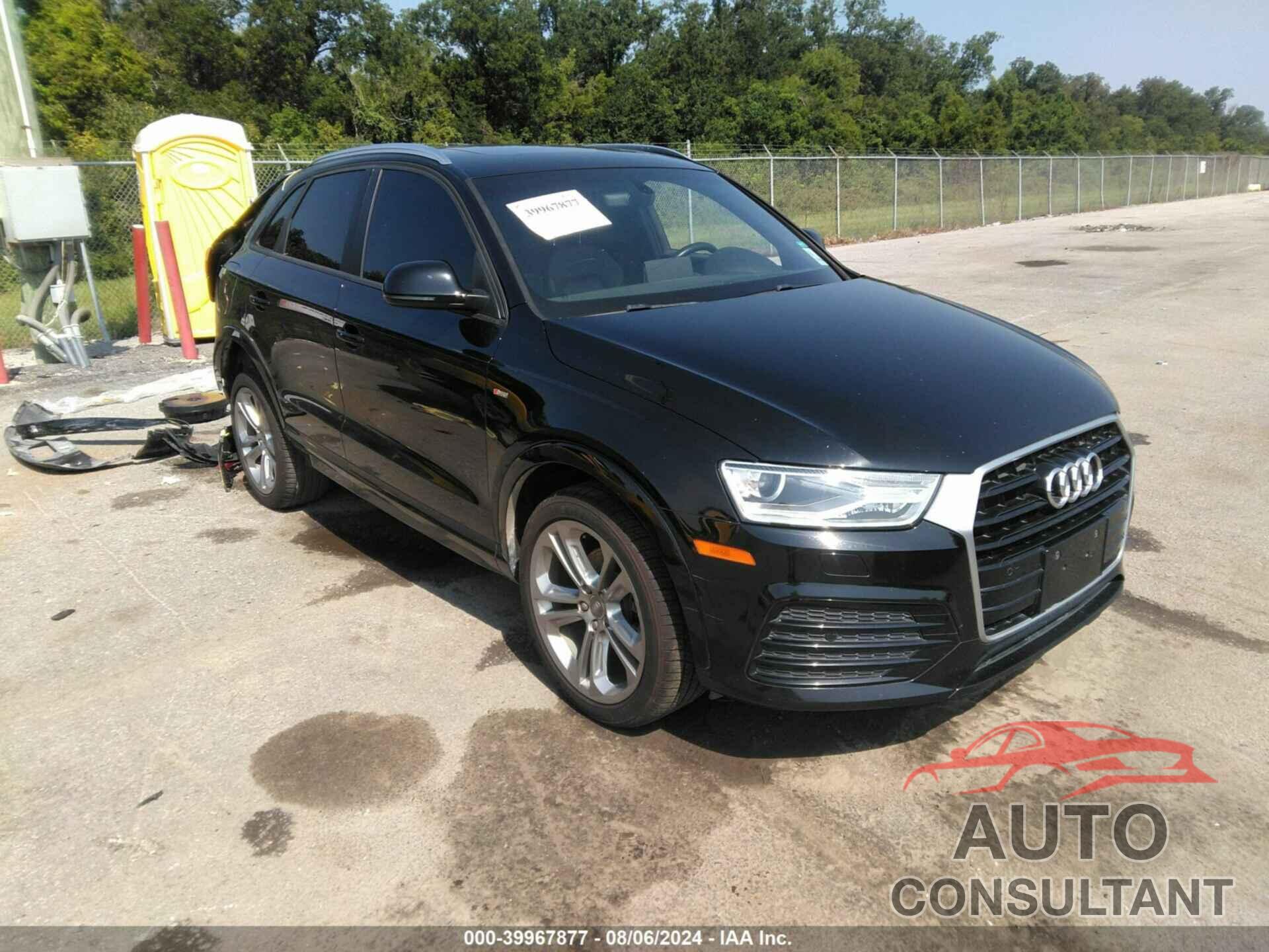 AUDI Q3 2018 - WA1BCCFS4JR014274