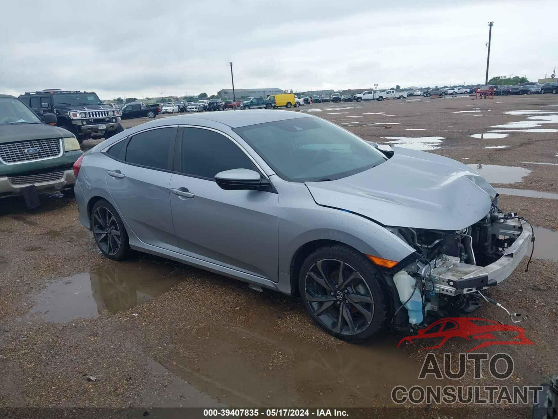 HONDA CIVIC 2019 - 2HGFC2F84KH542485