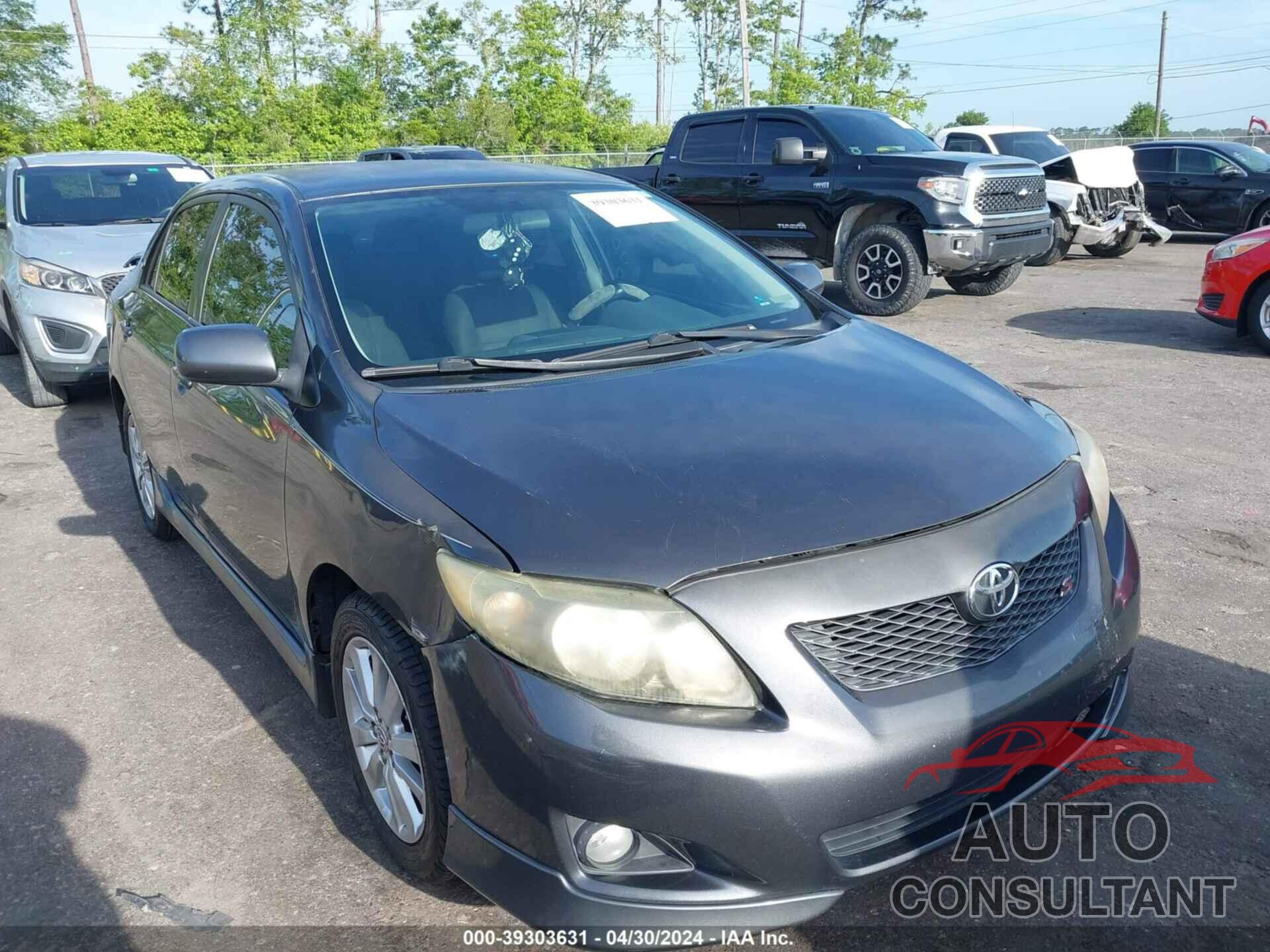 TOYOTA COROLLA 2009 - 2T1BU40E79C138685