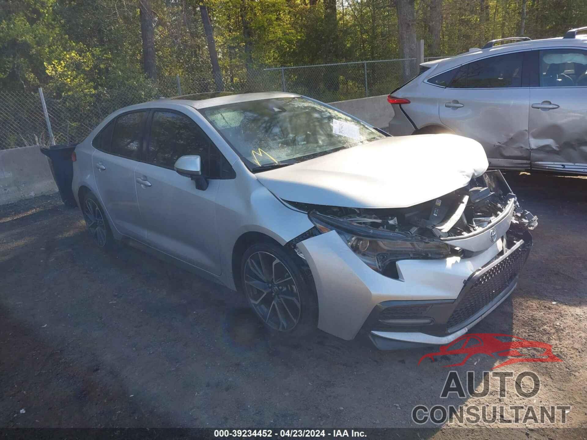 TOYOTA COROLLA 2021 - JTDP4MCE5MJ071308