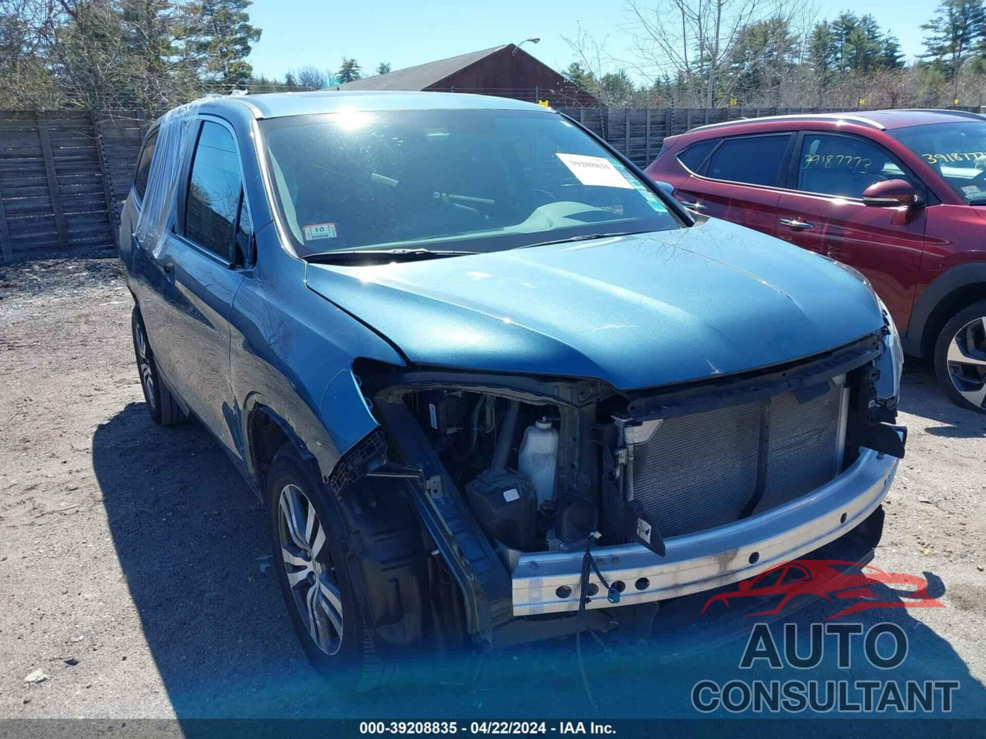 HONDA PILOT 2018 - 5FNYF6H59JB045817