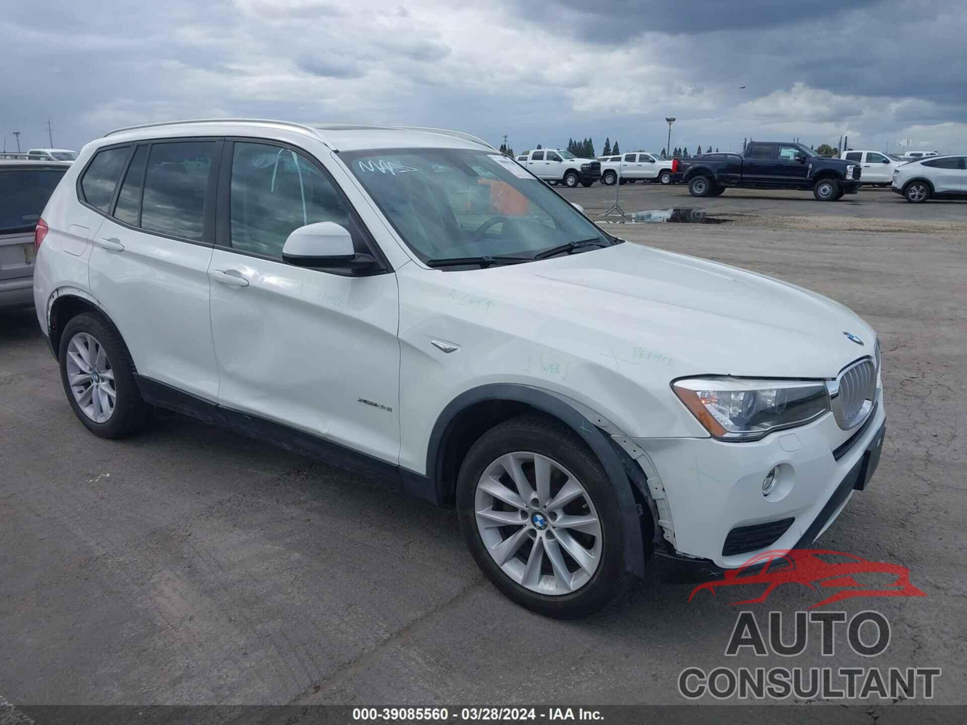 BMW X3 2016 - 5UXWX9C50G0D67123