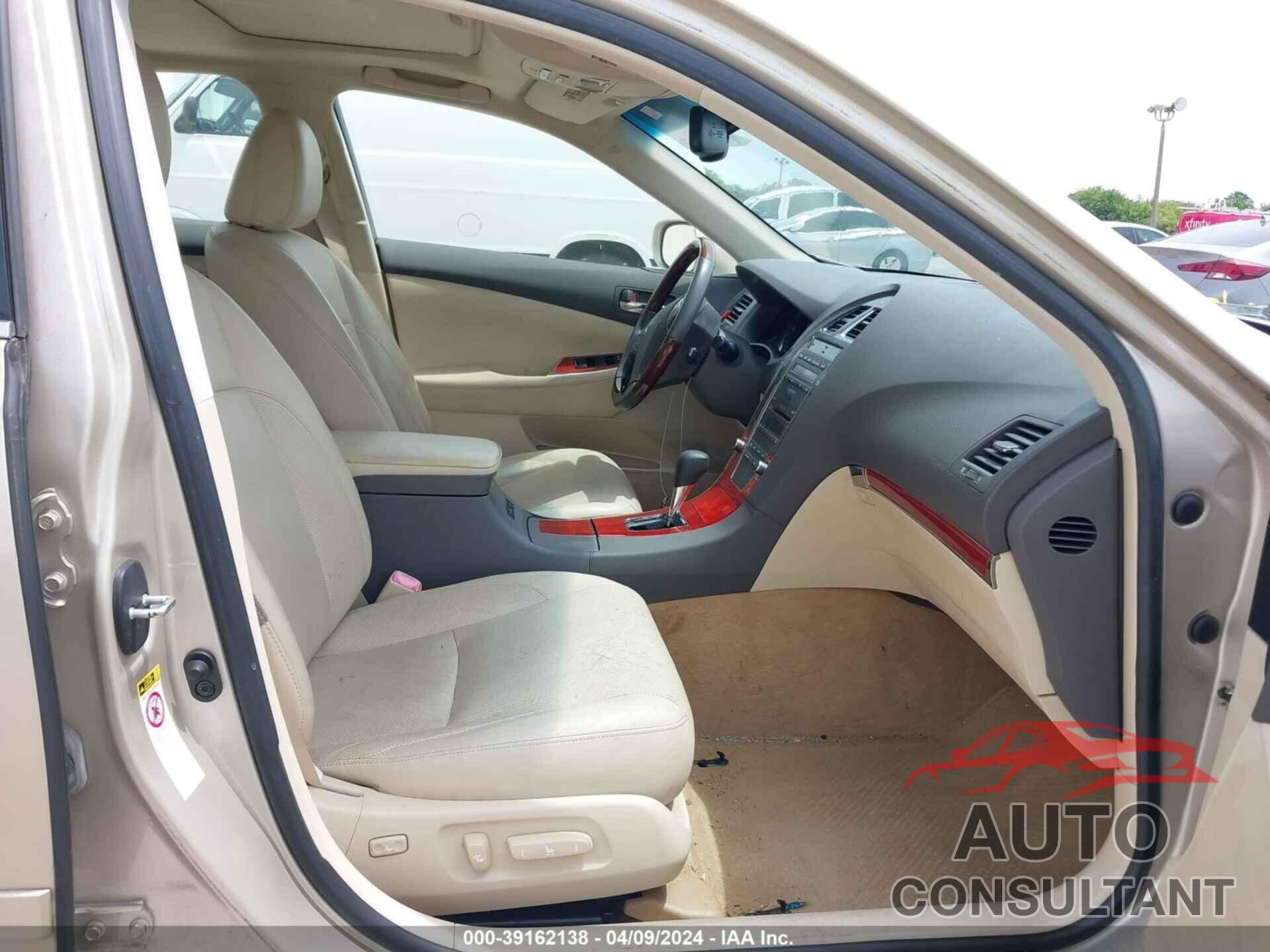 LEXUS ES 350 2012 - JTHBK1EG8C2496624