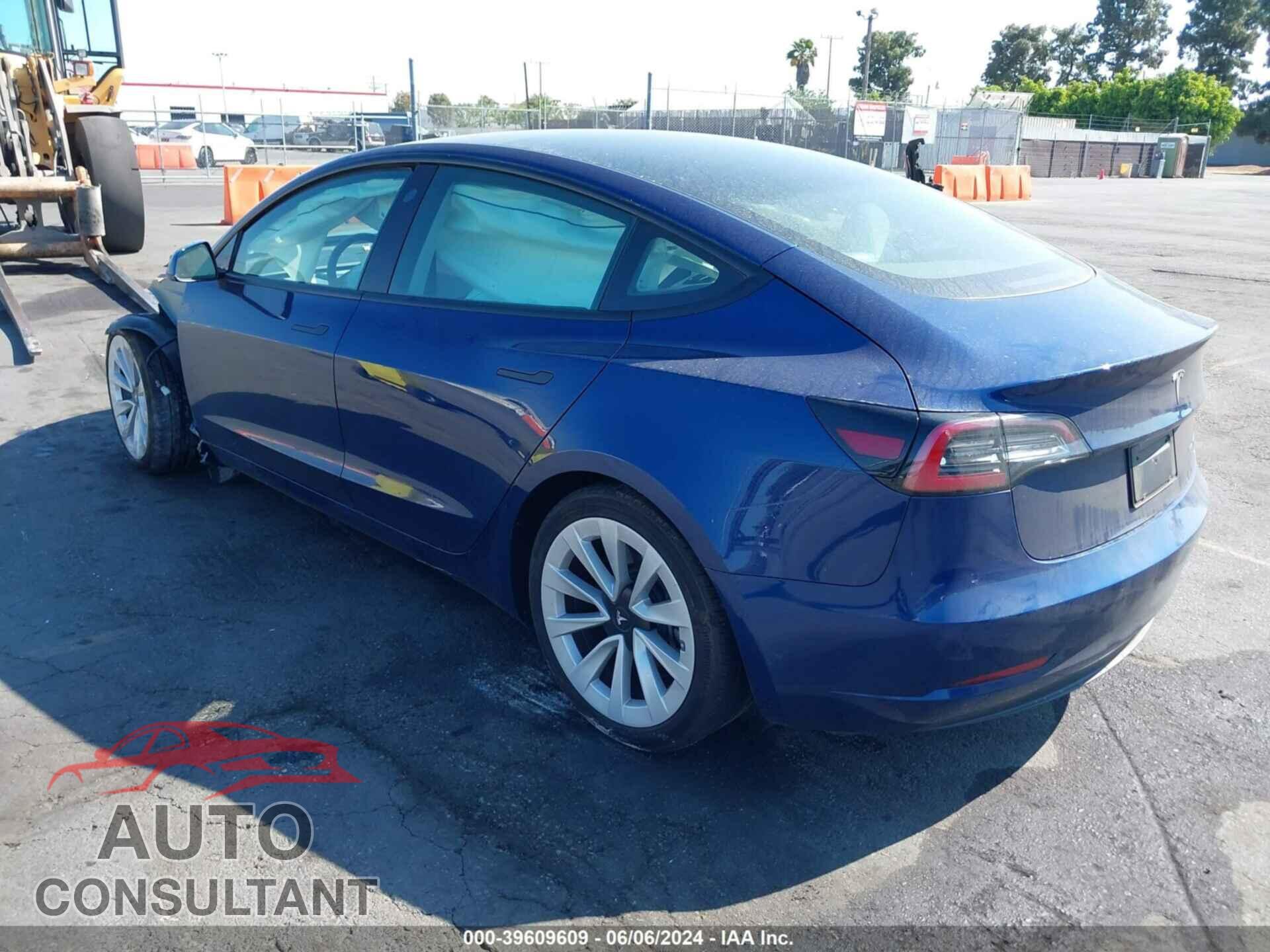 TESLA MODEL 3 2022 - 5YJ3E1EB5NF365944
