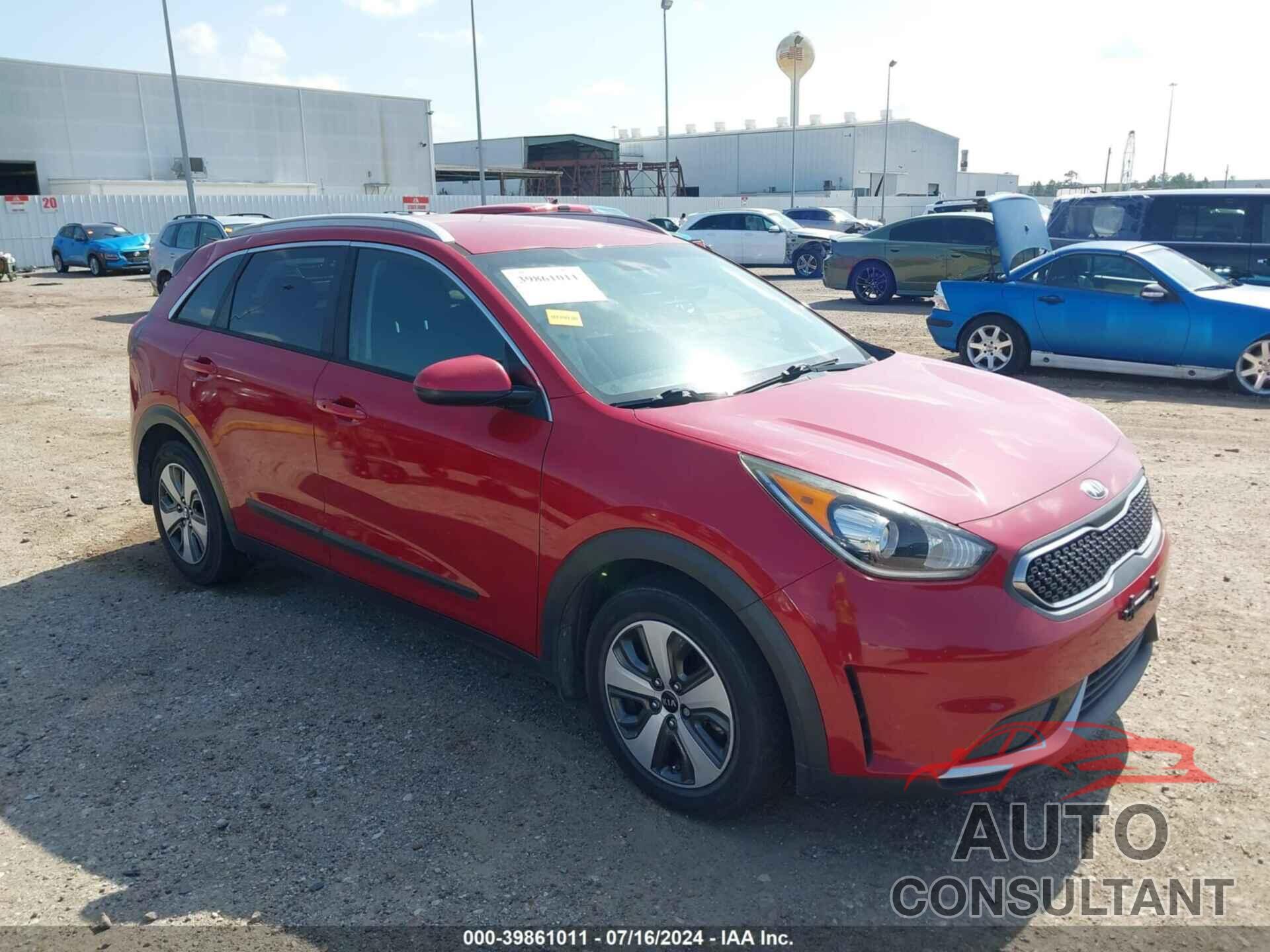 KIA NIRO 2017 - KNDCB3LC3H5098096