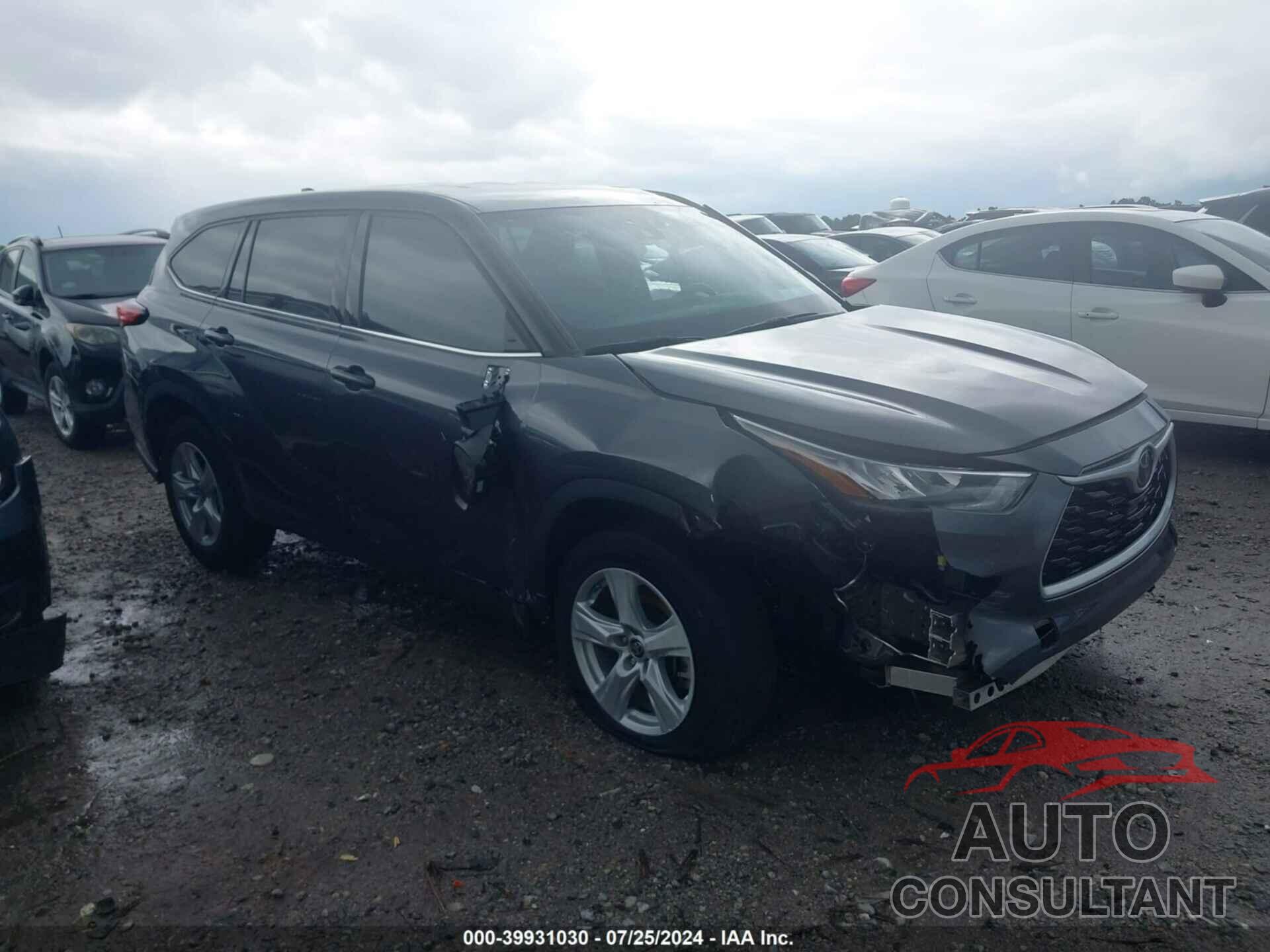 TOYOTA HIGHLANDER 2020 - 5TDCZRAH9LS506469