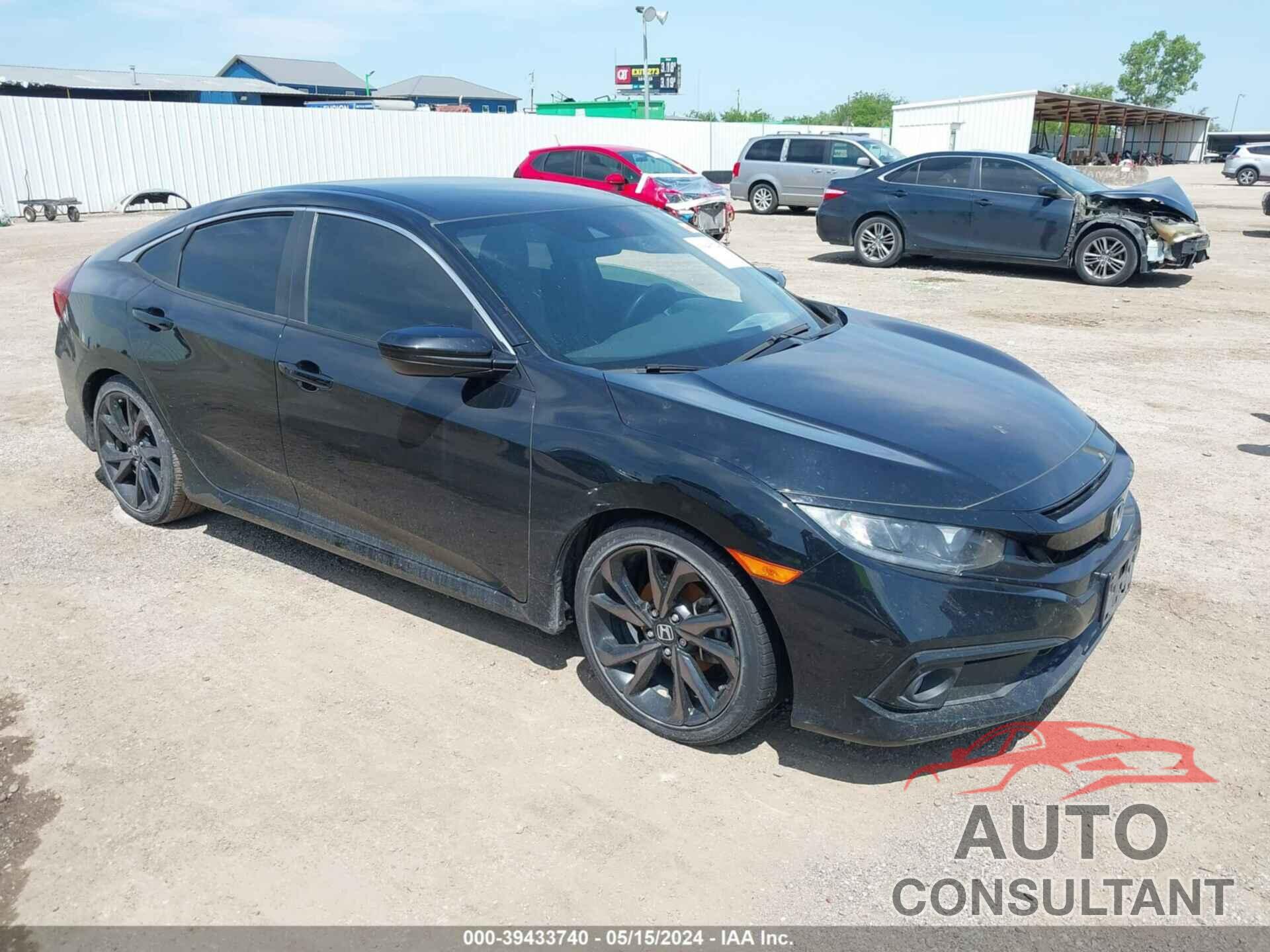 HONDA CIVIC 2020 - 19XFC2F86LE023434