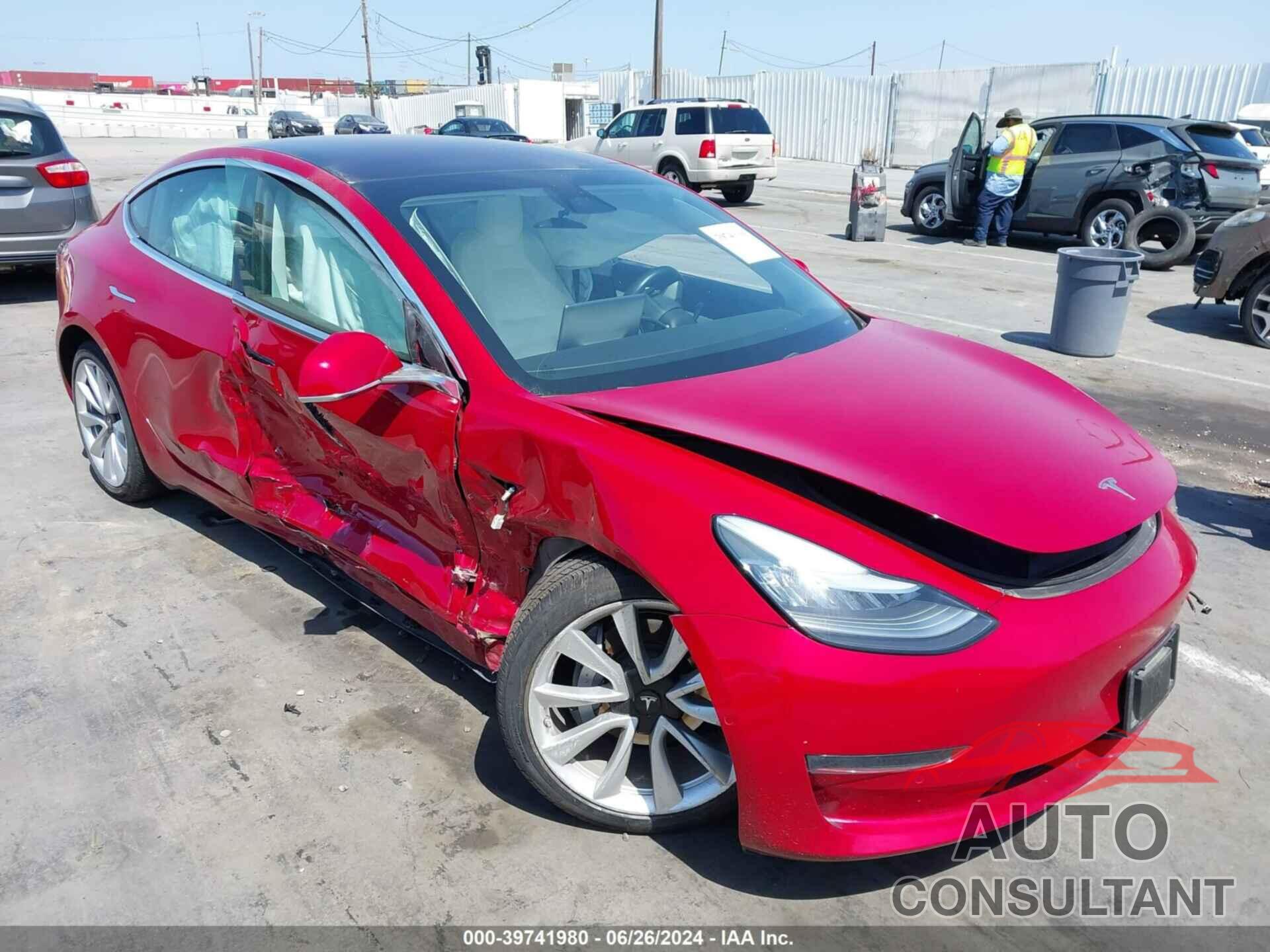 TESLA MODEL 3 2019 - 5YJ3E1EB2KF391865