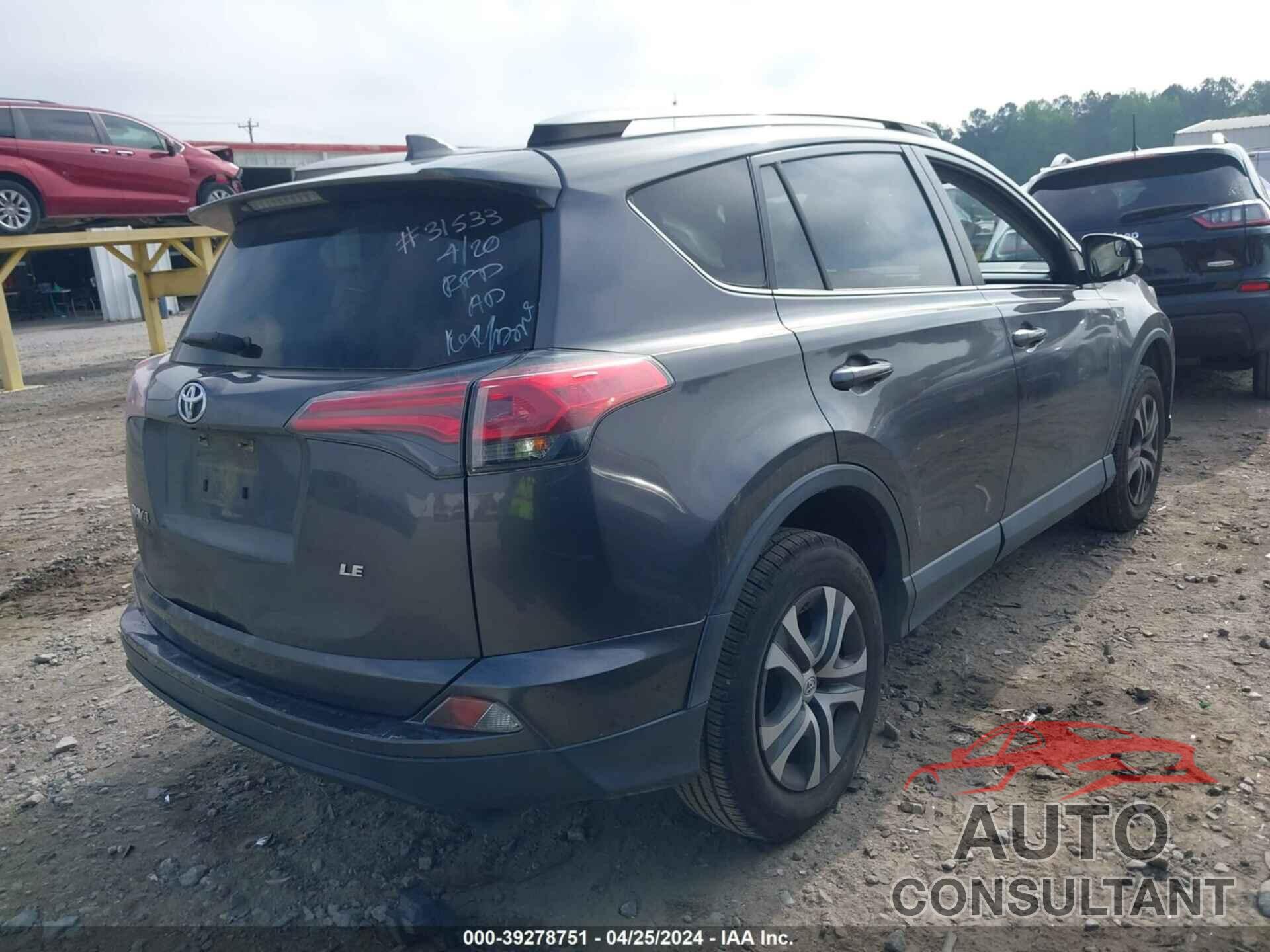 TOYOTA RAV4 2017 - JTMZFREV4HJ710149