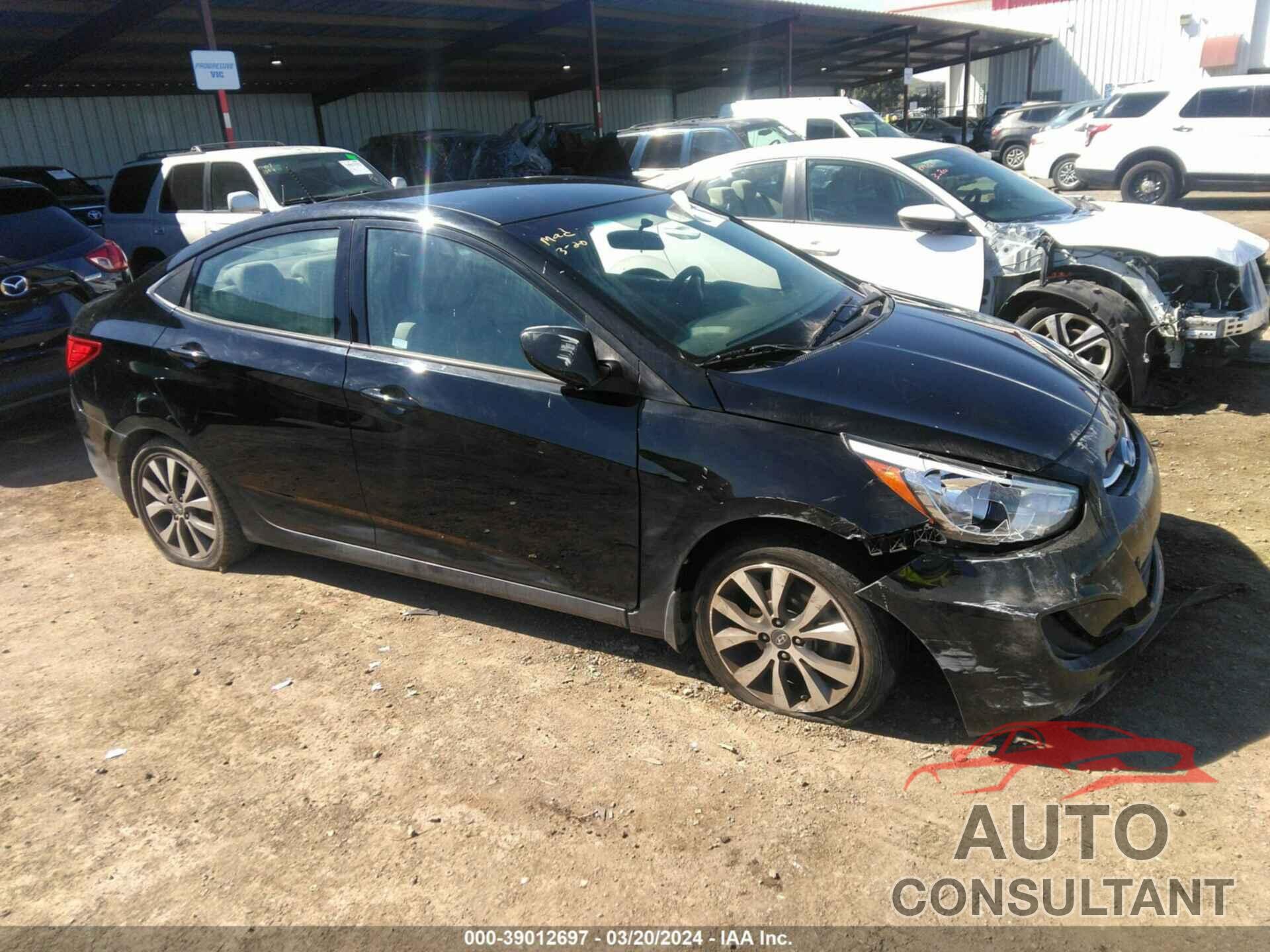 HYUNDAI ACCENT 2017 - KMHCT4AE1HU354194