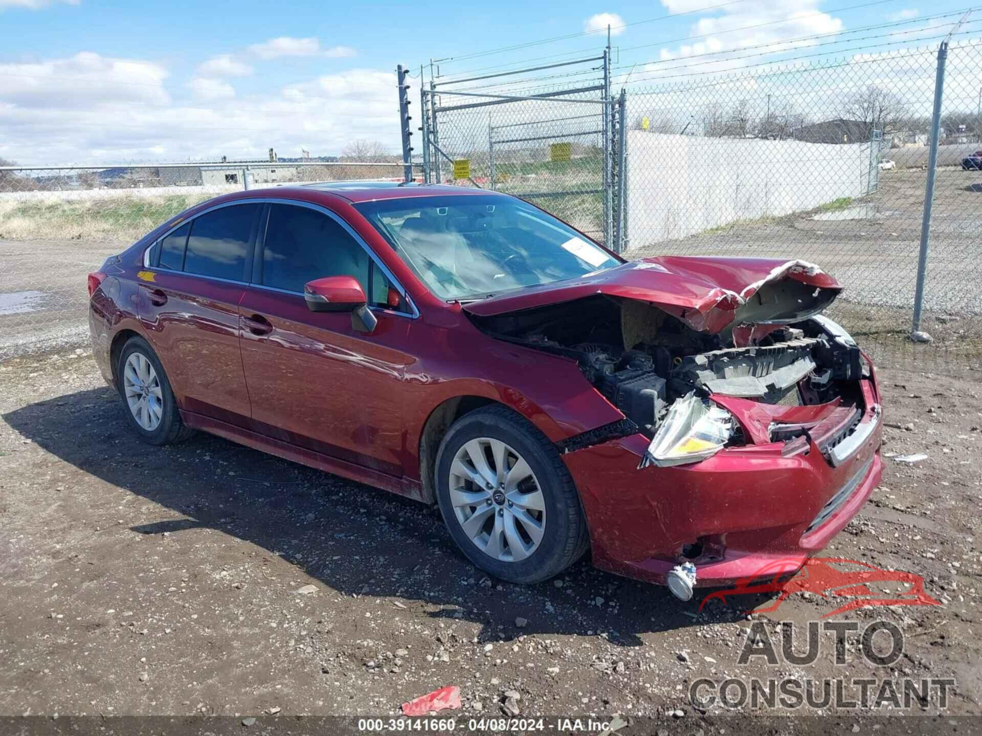 SUBARU LEGACY 2016 - 4S3BNAH67G3040299