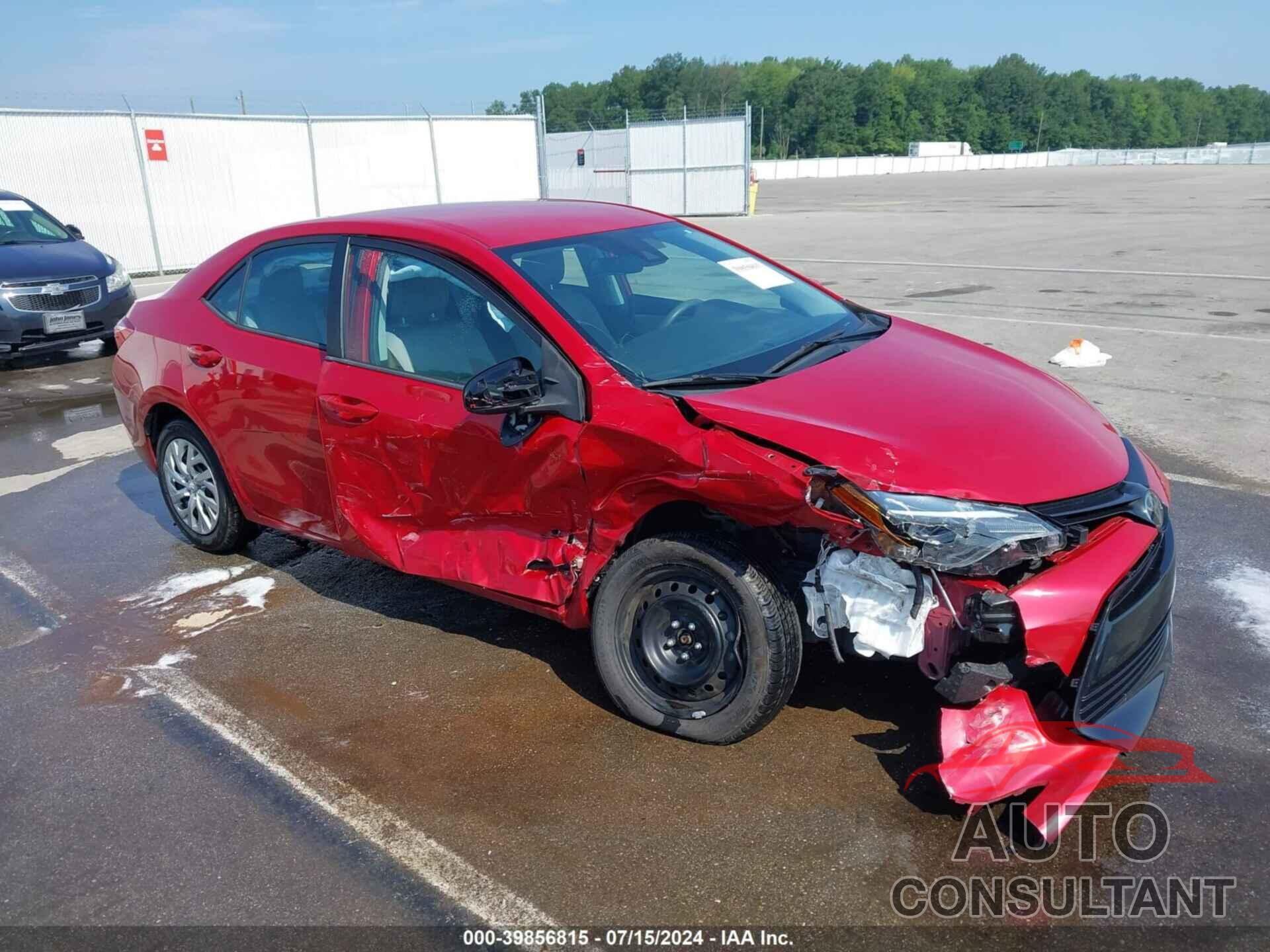 TOYOTA COROLLA 2019 - 2T1BURHE4KC170839