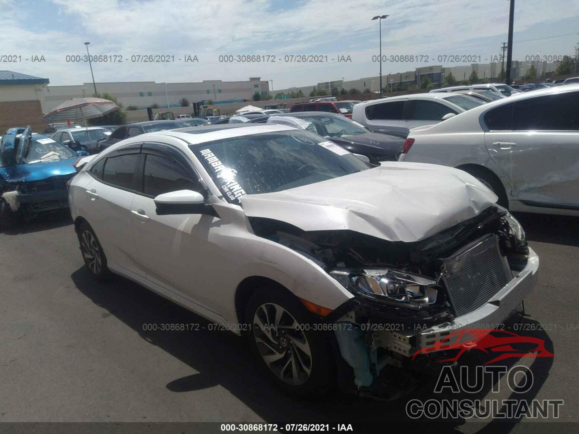 HONDA CIVIC SEDAN 2017 - 19XFC2F78HE231670