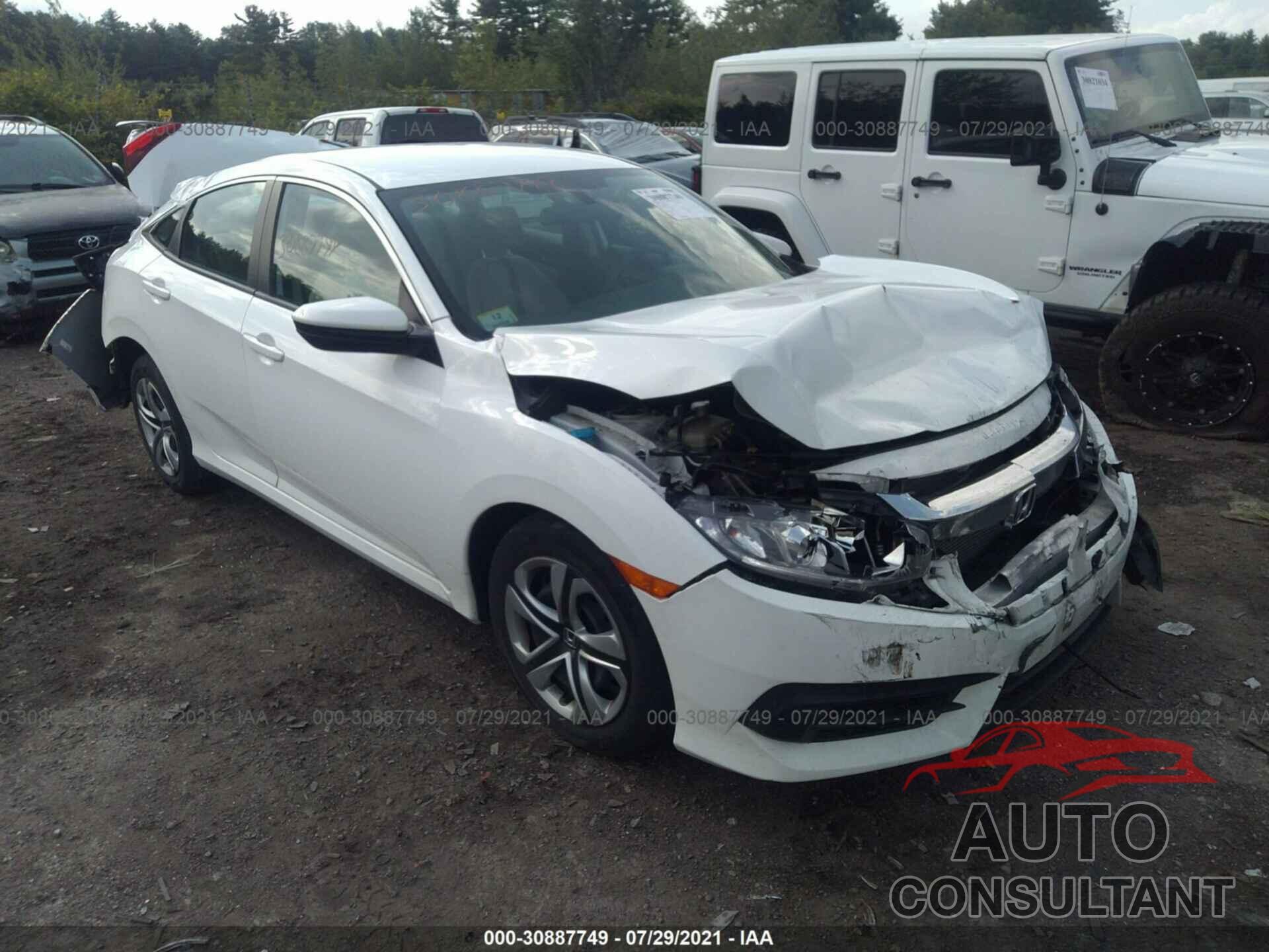 HONDA CIVIC SEDAN 2016 - 19XFC2F54GE240461