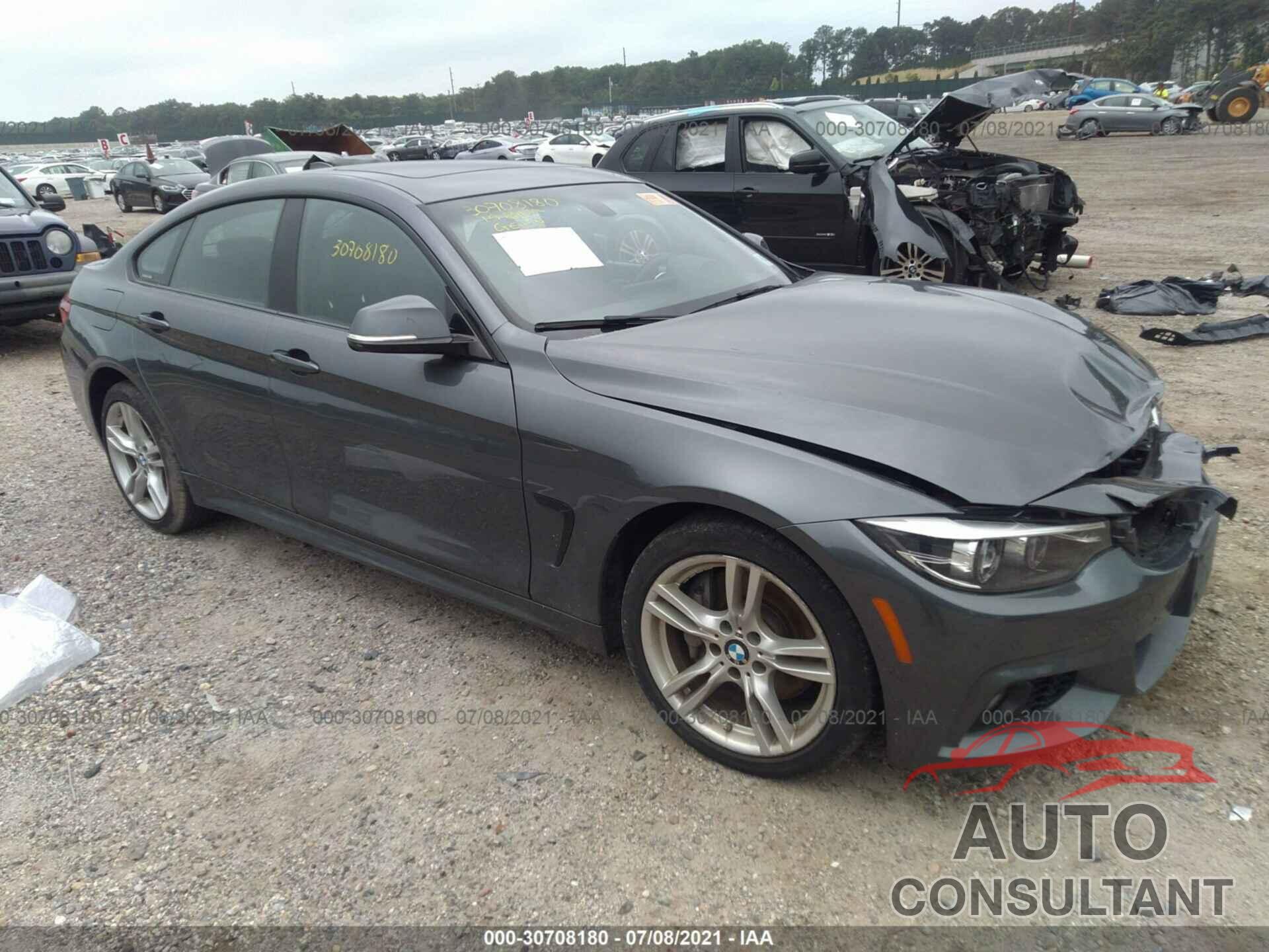 BMW 4 SERIES 2019 - WBA4J3C53KBL07481