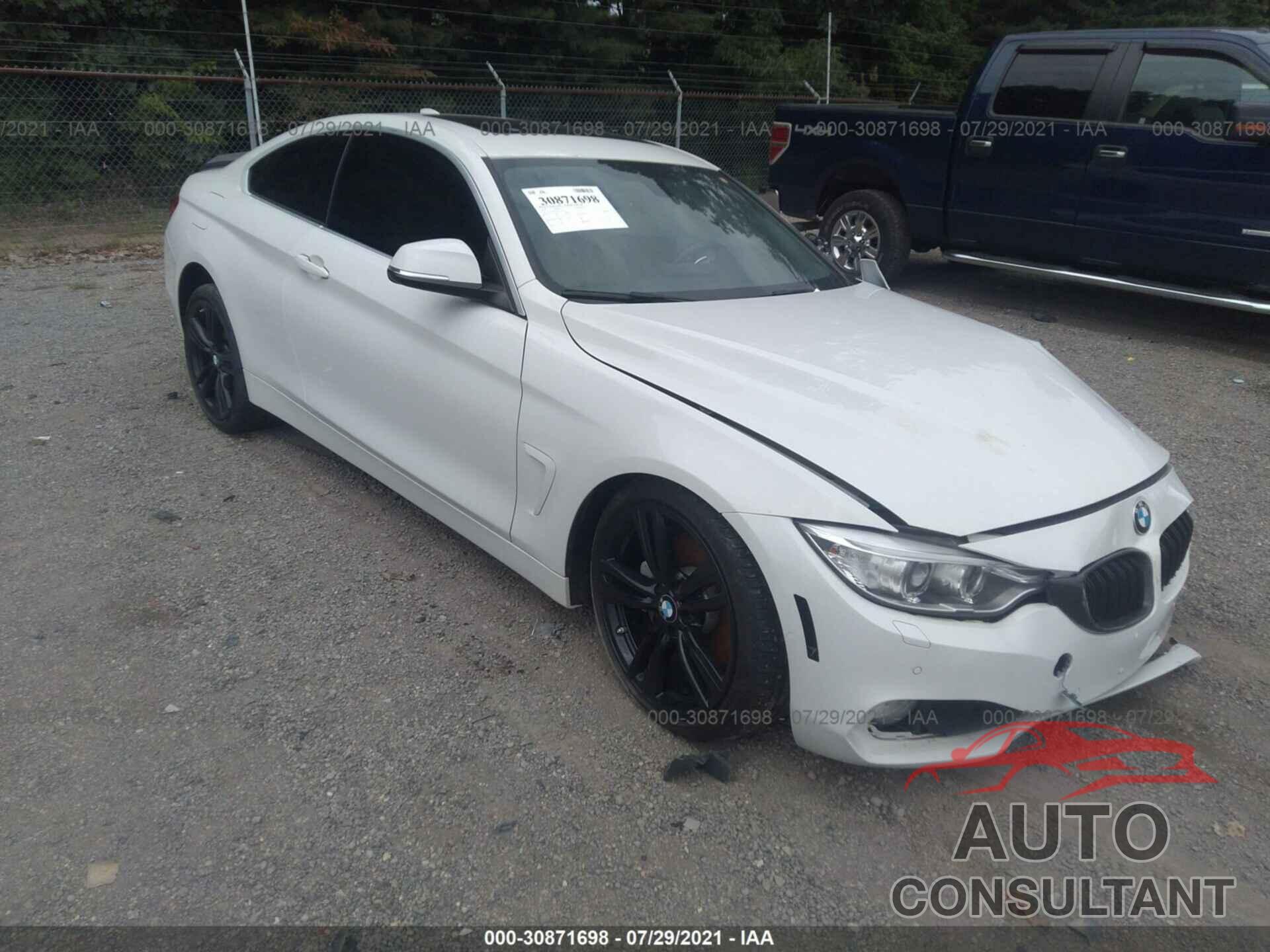 BMW 4 SERIES 2016 - WBA3R5C55GK374574