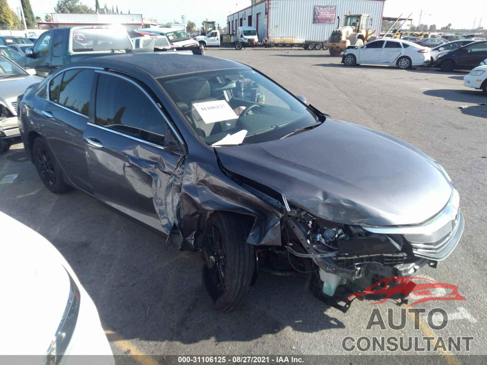 HONDA ACCORD SEDAN 2016 - 1HGCR2F38GA145101