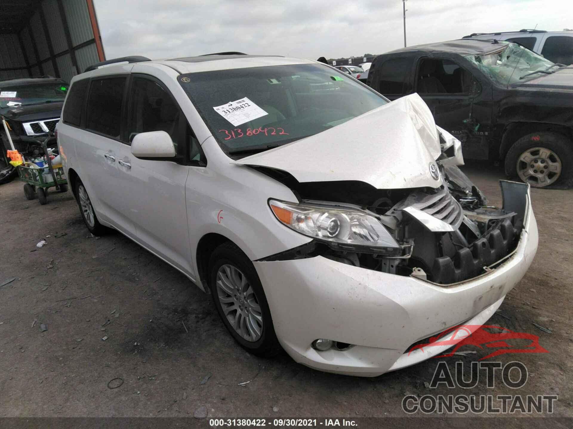 TOYOTA SIENNA 2017 - 5TDYZ3DC1HS865583