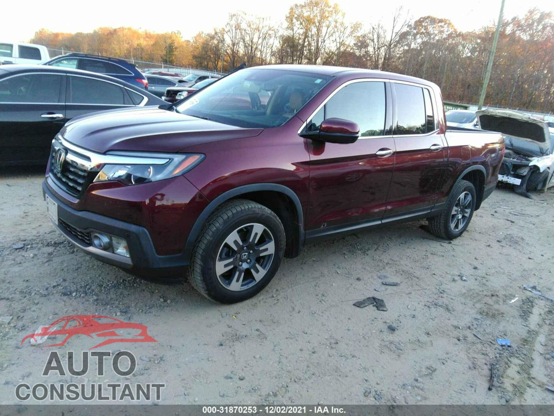 HONDA RIDGELINE 2017 - 5FPYK3F79HB030721