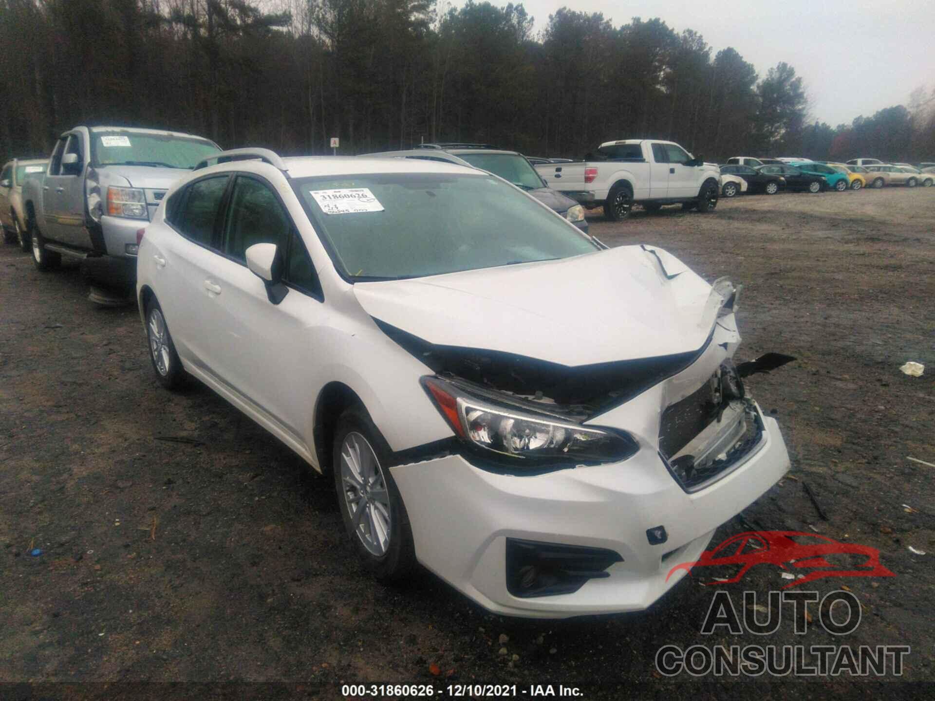 SUBARU IMPREZA 2017 - 4S3GTAD66H3751687