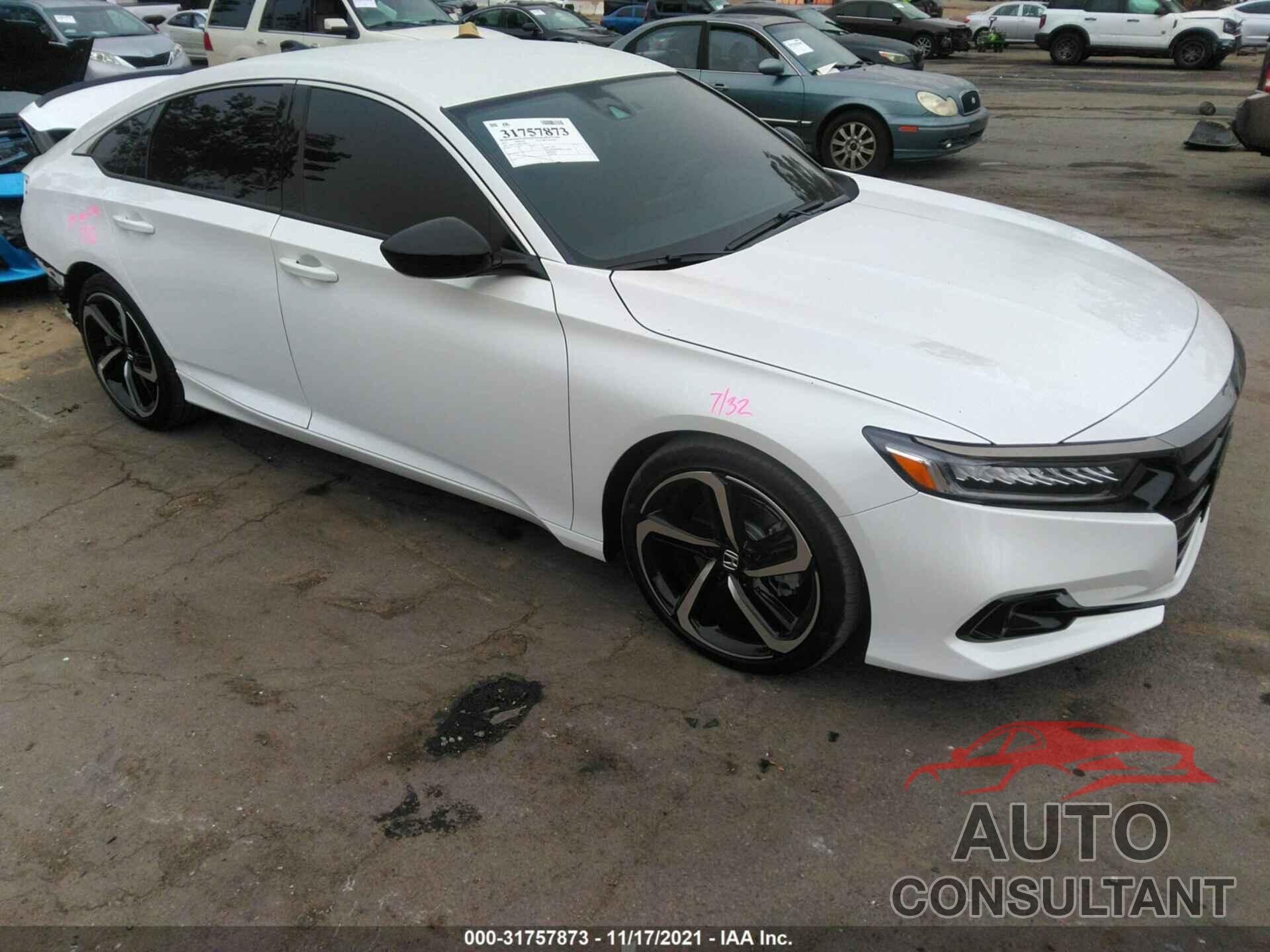 HONDA ACCORD SEDAN 2021 - 1HGCV1F48MA108320