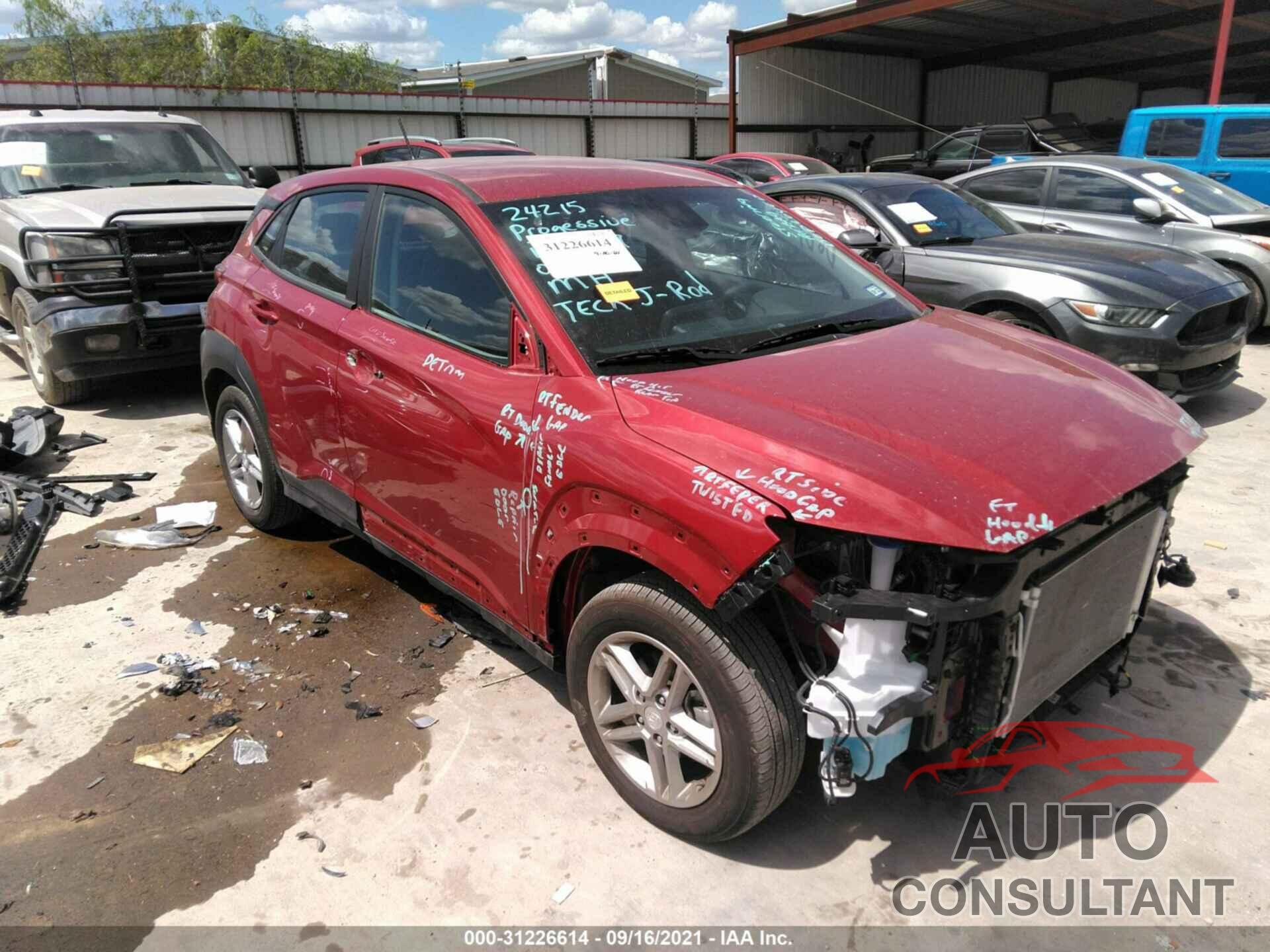 HYUNDAI KONA 2021 - KM8K12AA1MU616874