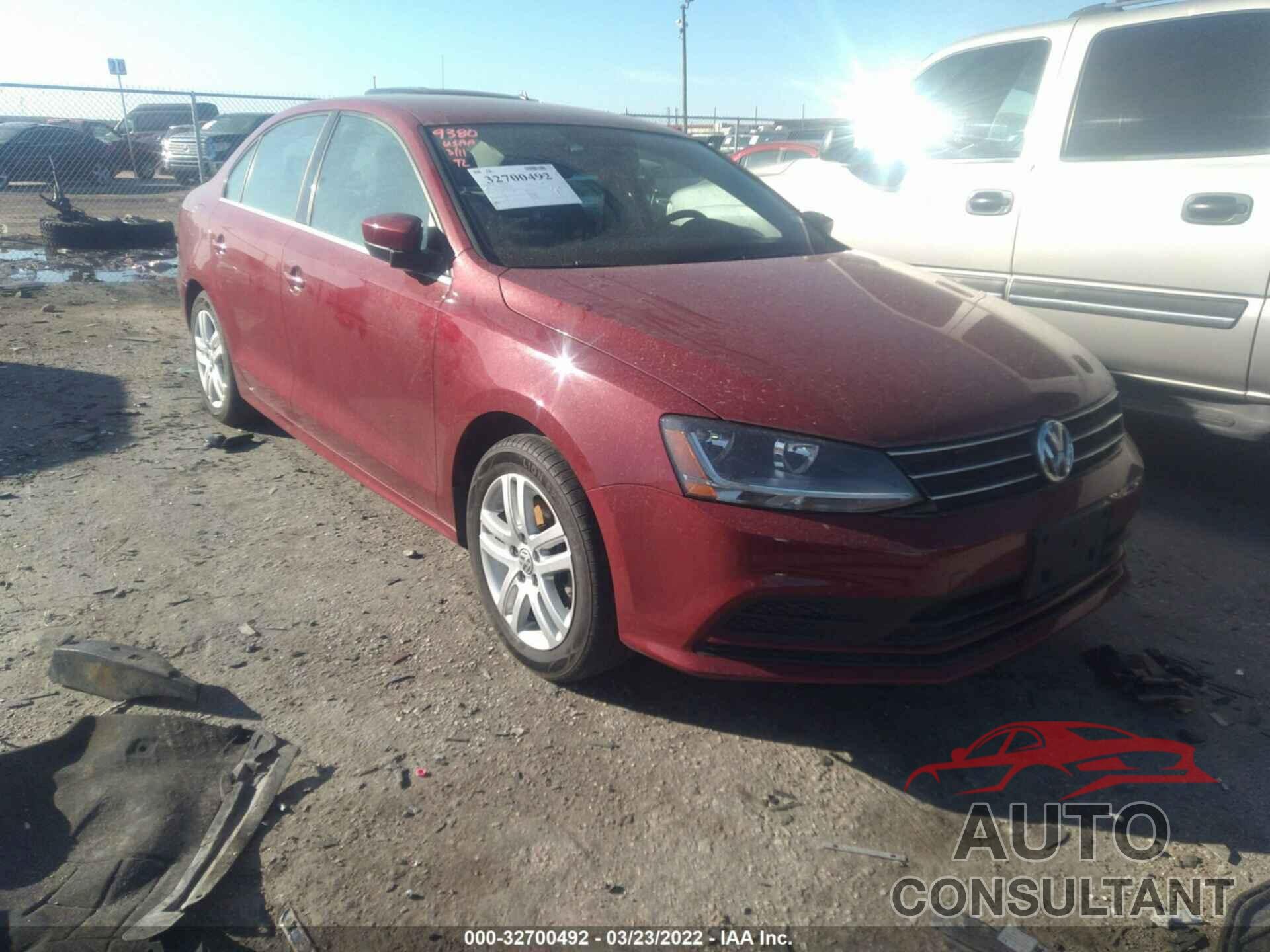VOLKSWAGEN JETTA 2017 - 3VW2B7AJ9HM229270