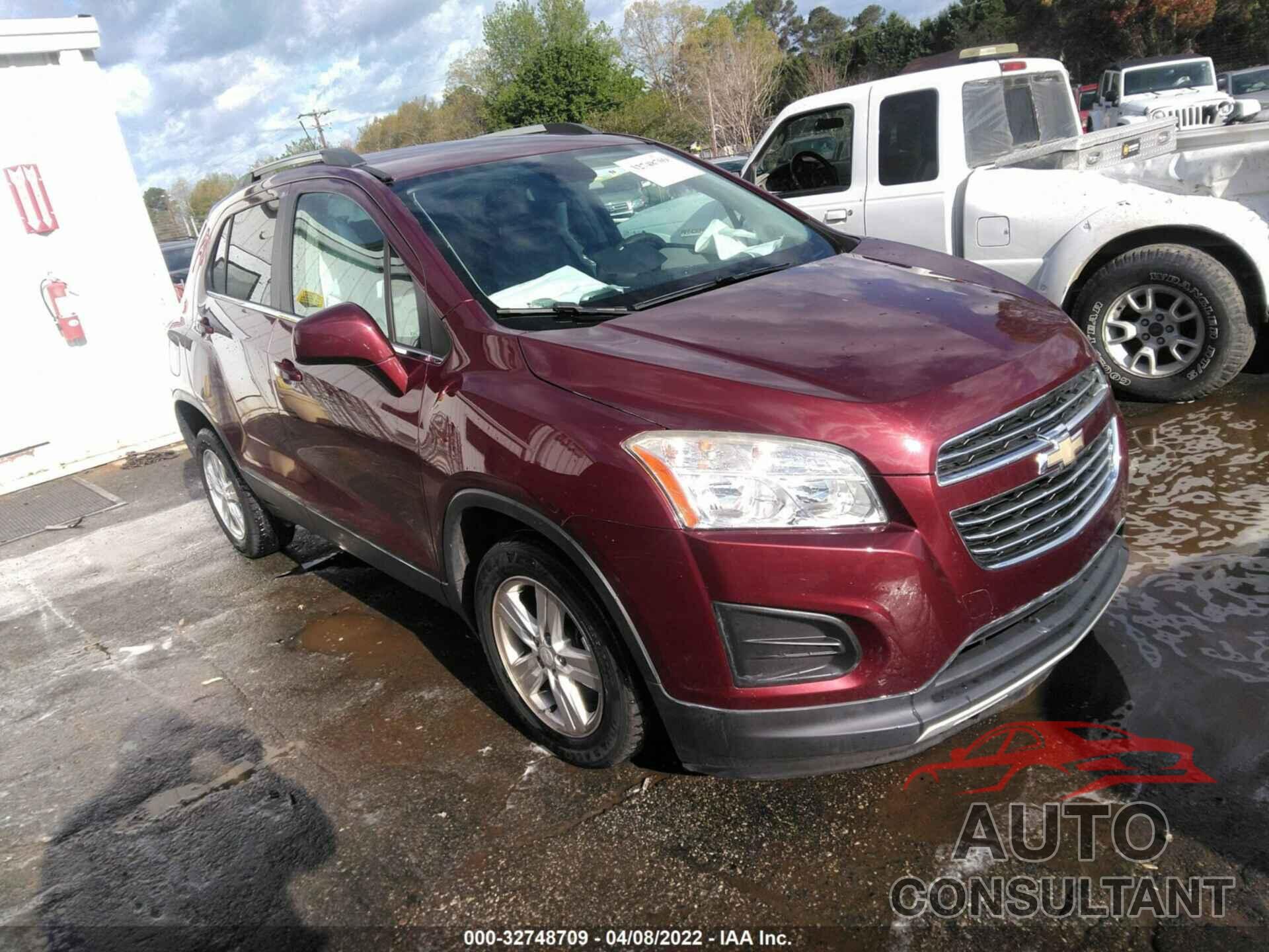 CHEVROLET TRAX 2016 - 3GNCJLSB5GL163435