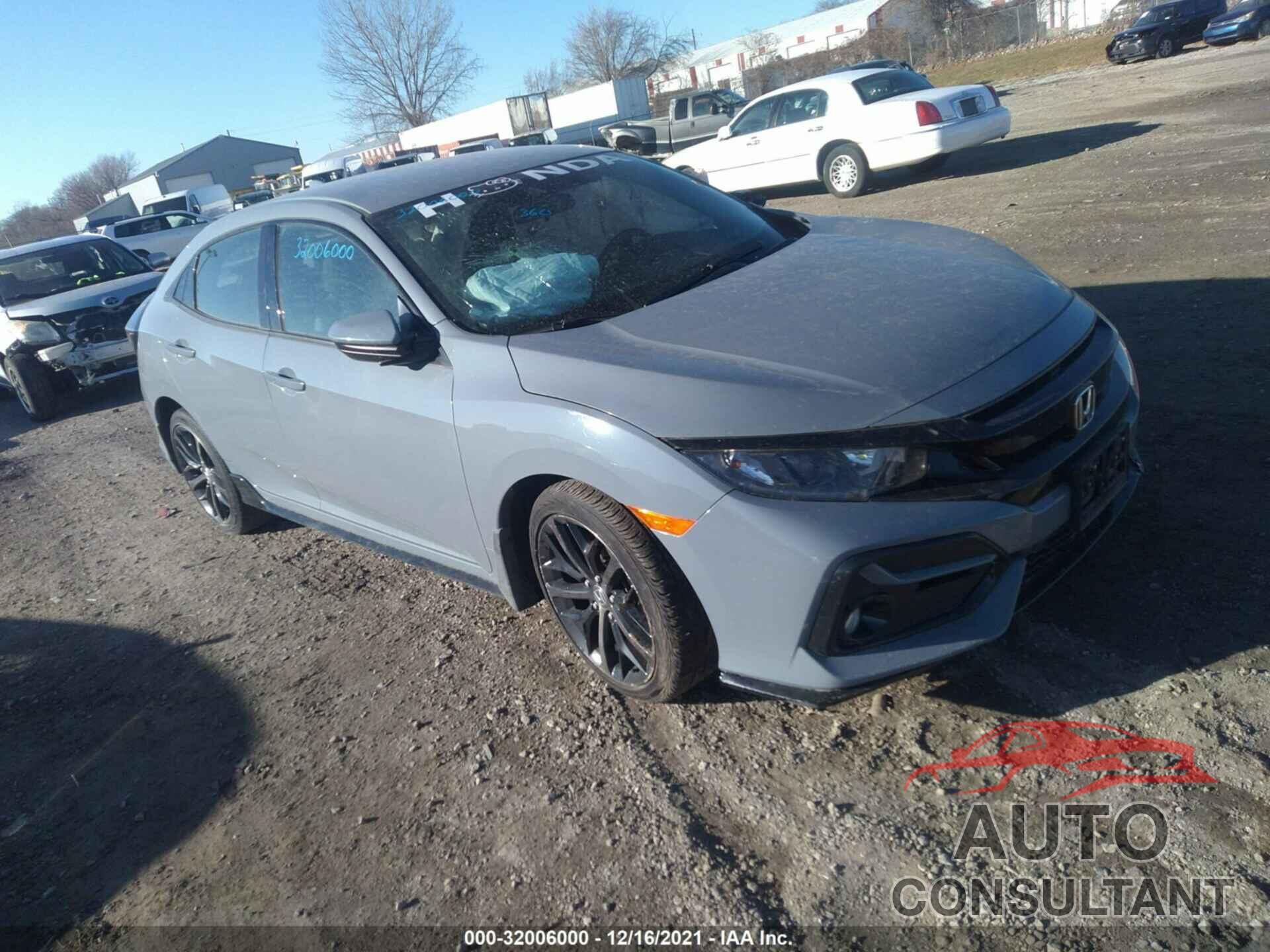HONDA CIVIC HATCHBACK 2021 - SHHFK7H4XMU202452