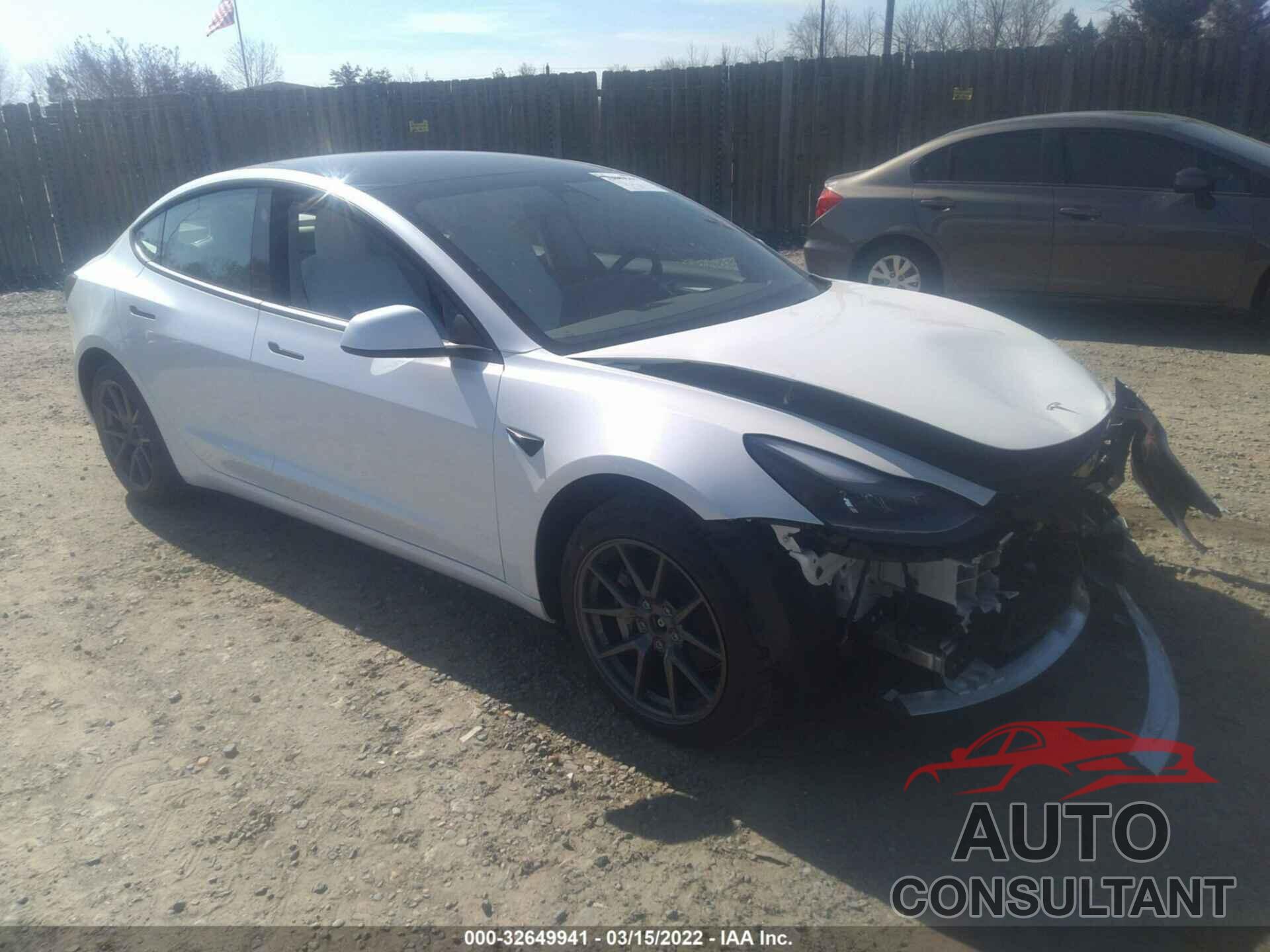TESLA MODEL 3 2022 - 5YJ3E1EBXNF170311
