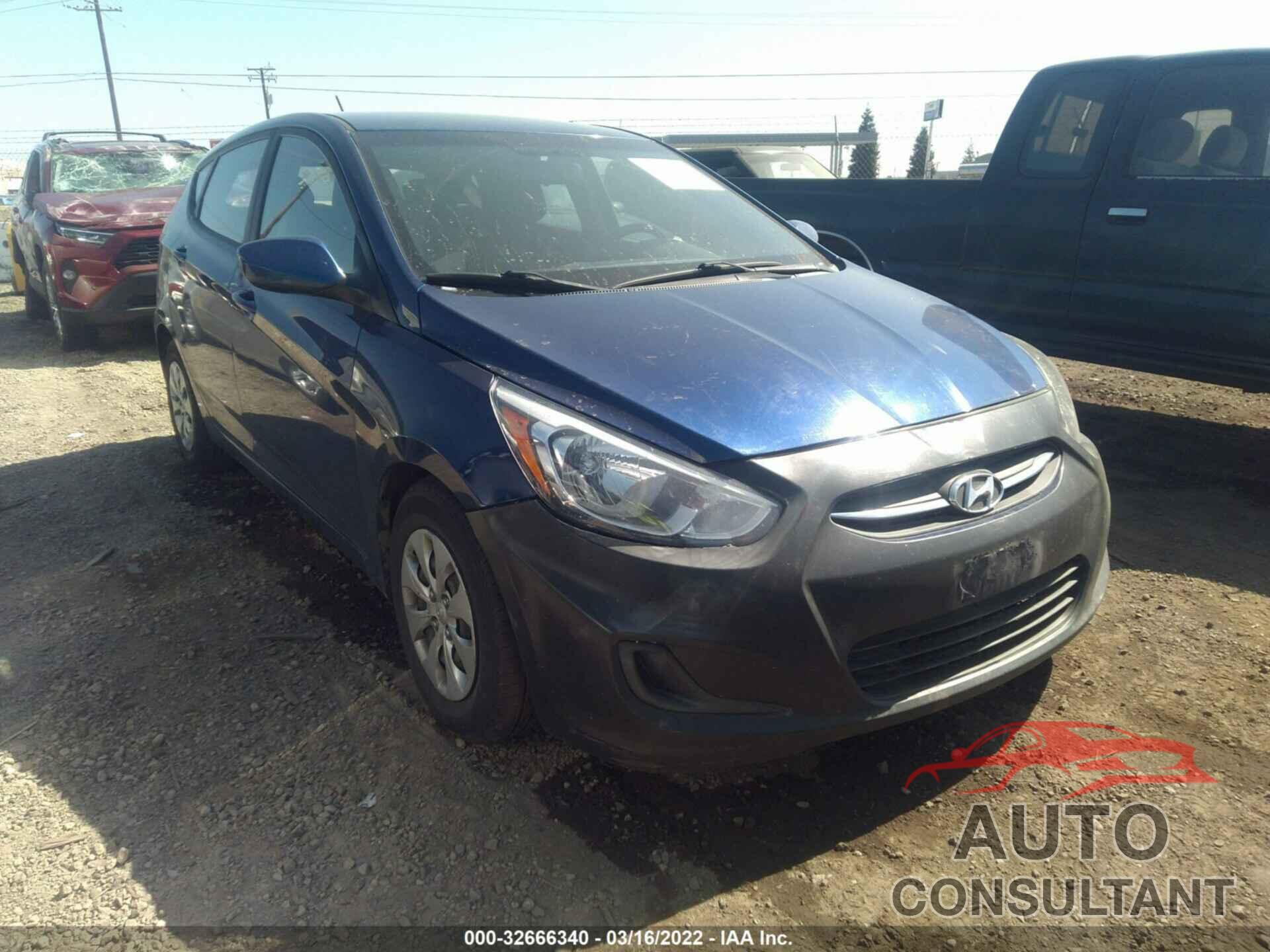 HYUNDAI ACCENT 2016 - KMHCT5AE7GU287413