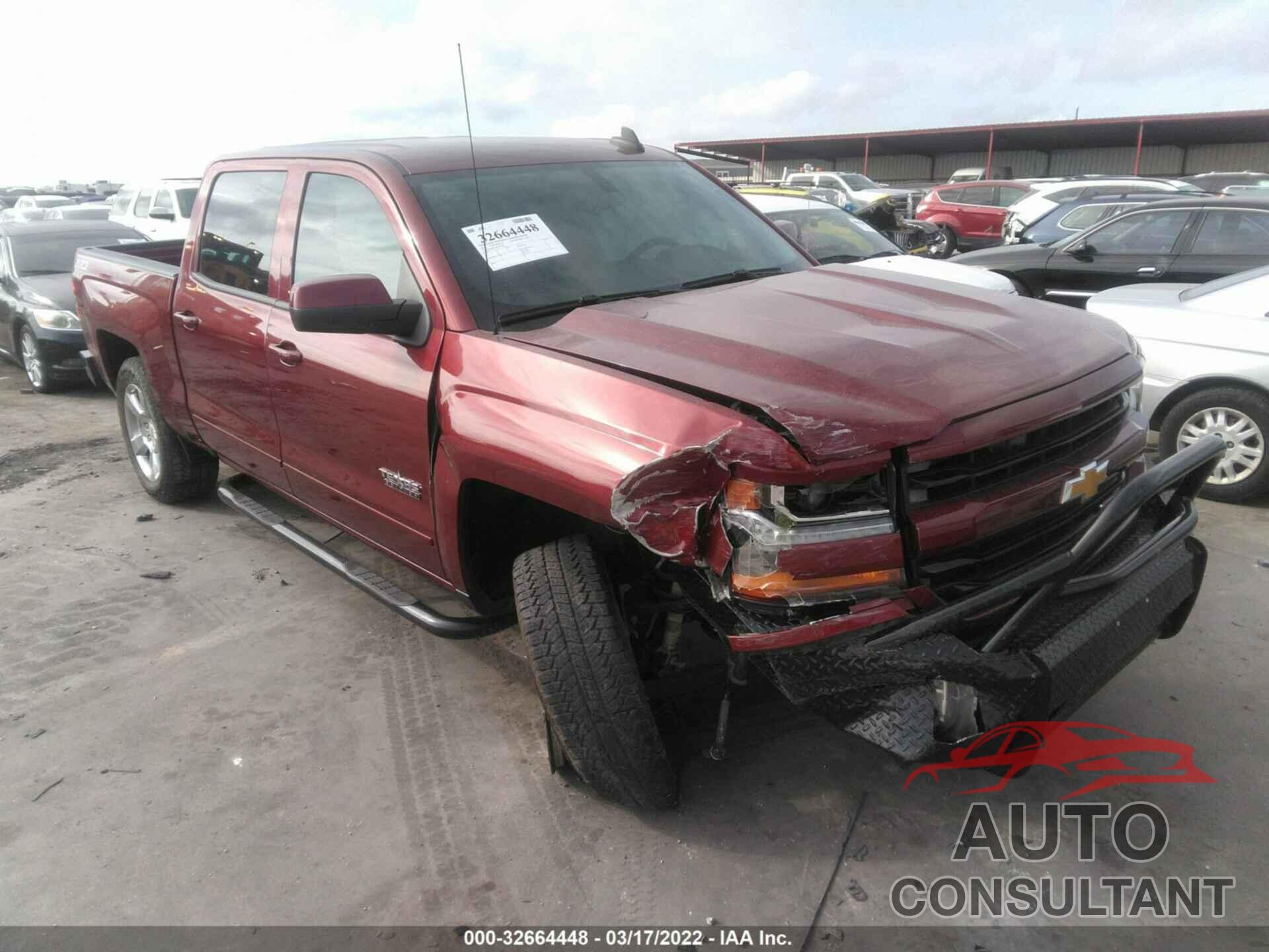CHEVROLET SILVERADO 1500 2017 - 3GCUKREC8HG190432