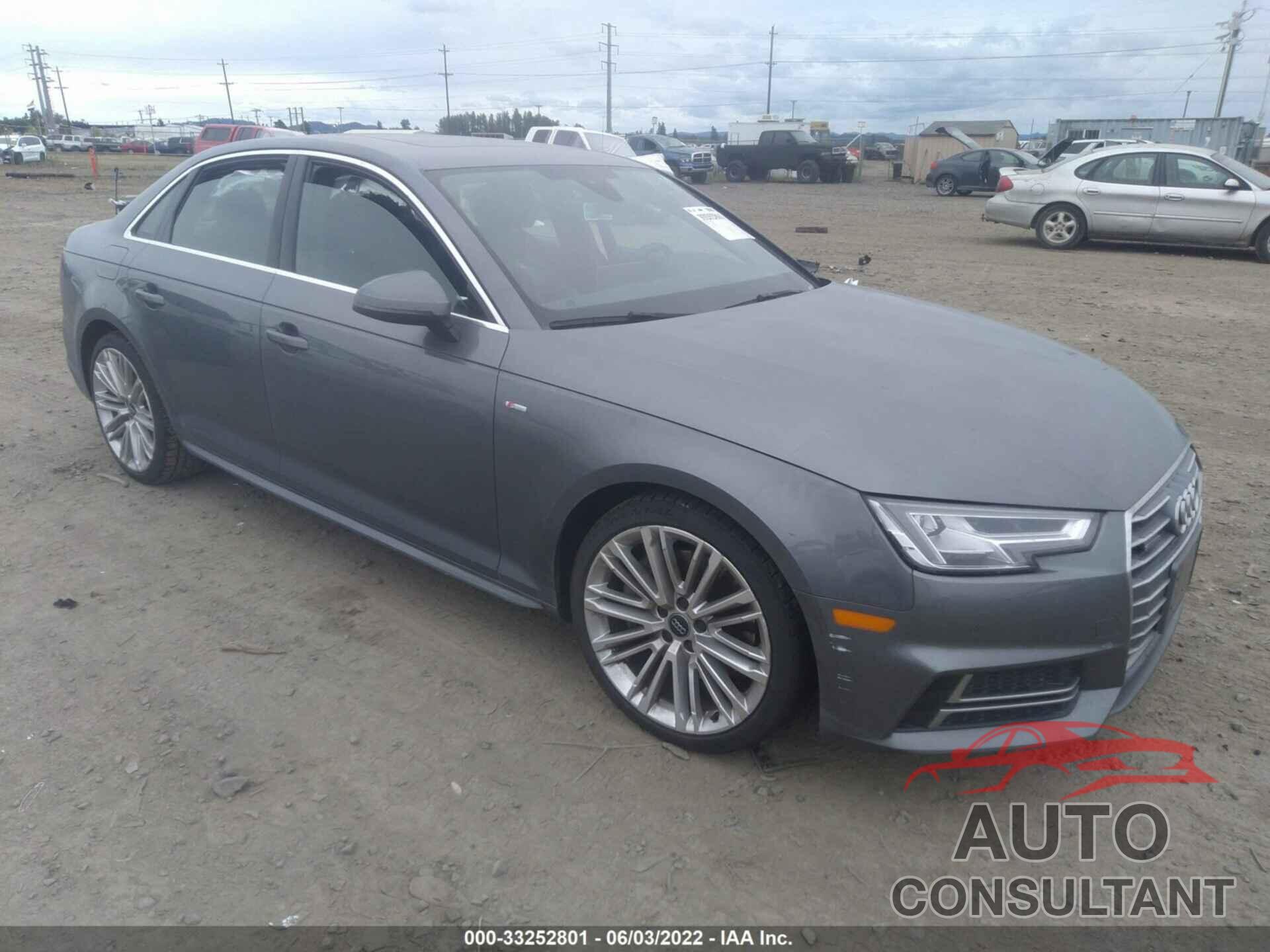 AUDI A4 2018 - WAUENBF44JA167001