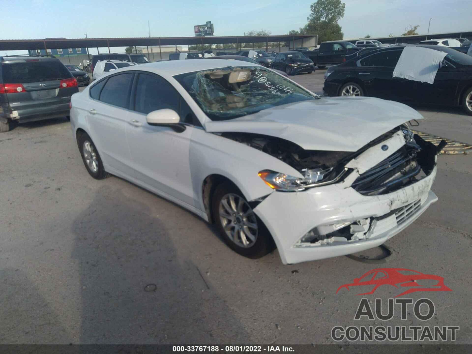 FORD FUSION 2017 - 3FA6P0G7XHR241655