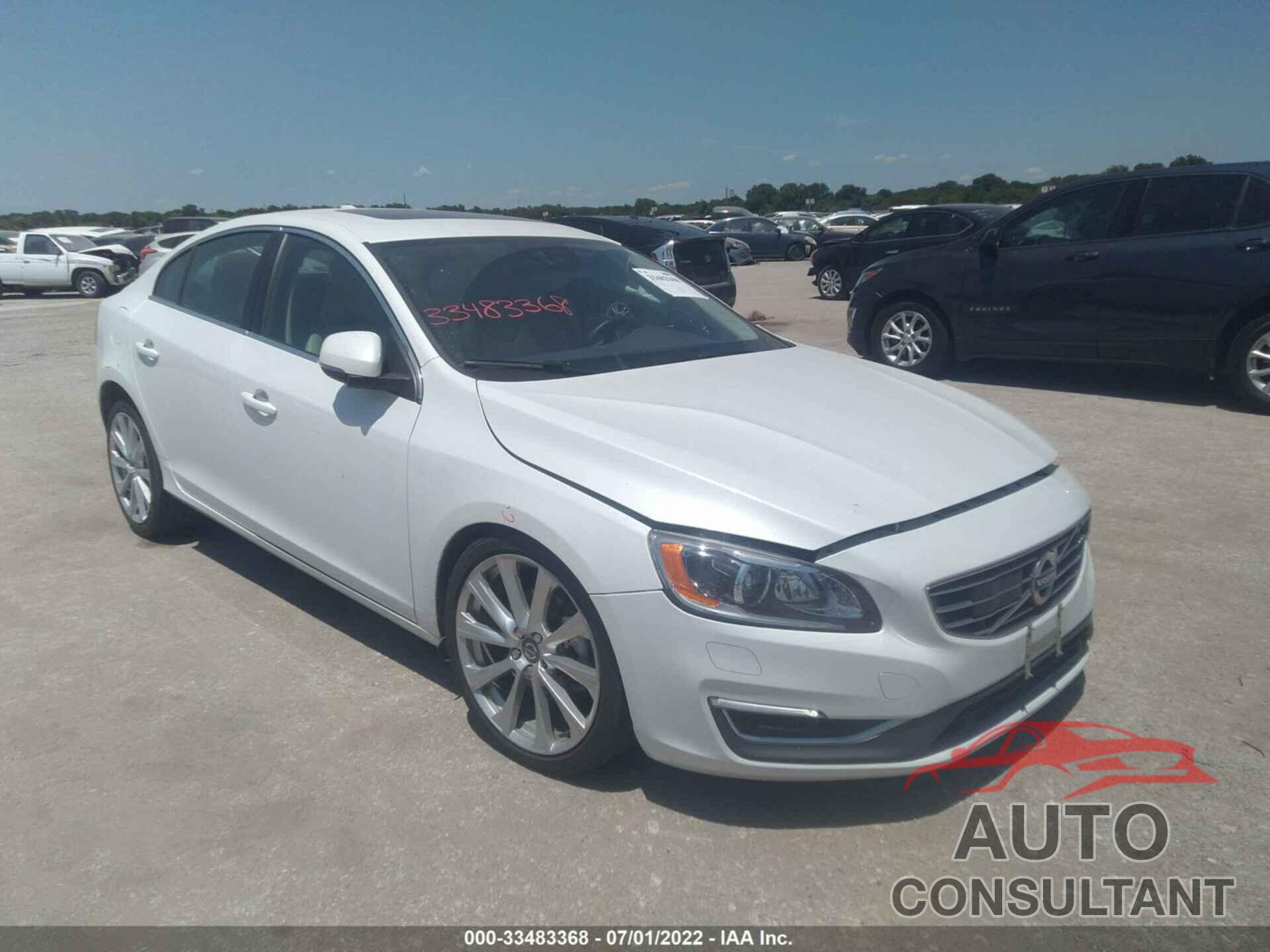 VOLVO S60 INSCRIPTION 2016 - LYV402FM8GB107950