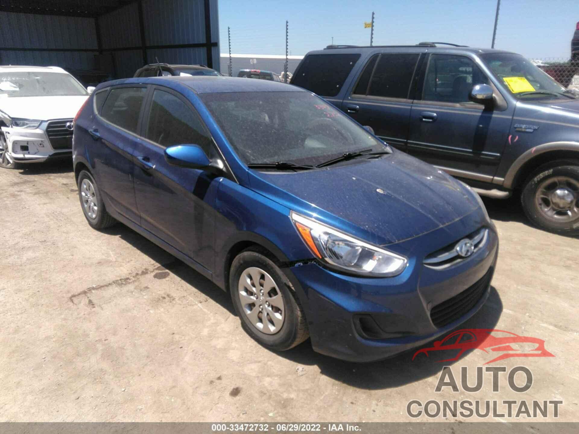 HYUNDAI ACCENT 2016 - KMHCT5AE2GU270115