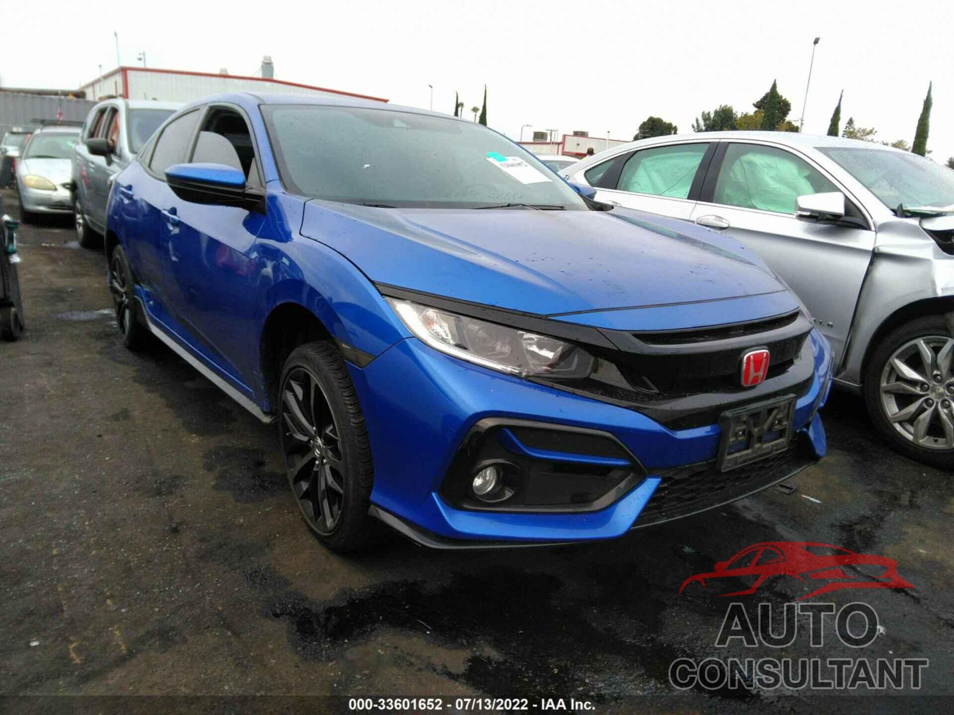 HONDA CIVIC HATCHBACK 2020 - SHHFK7H45LU400466