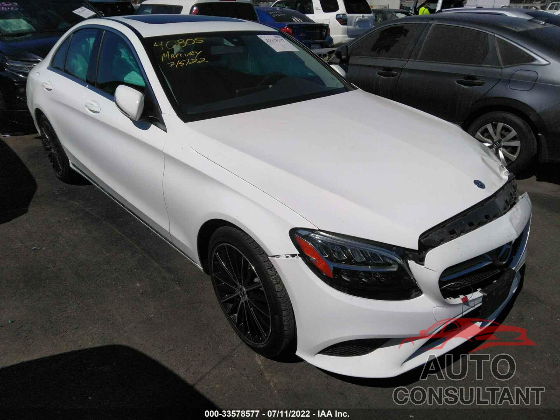 MERCEDES-BENZ C-CLASS 2019 - 55SWF8DB3KU320208