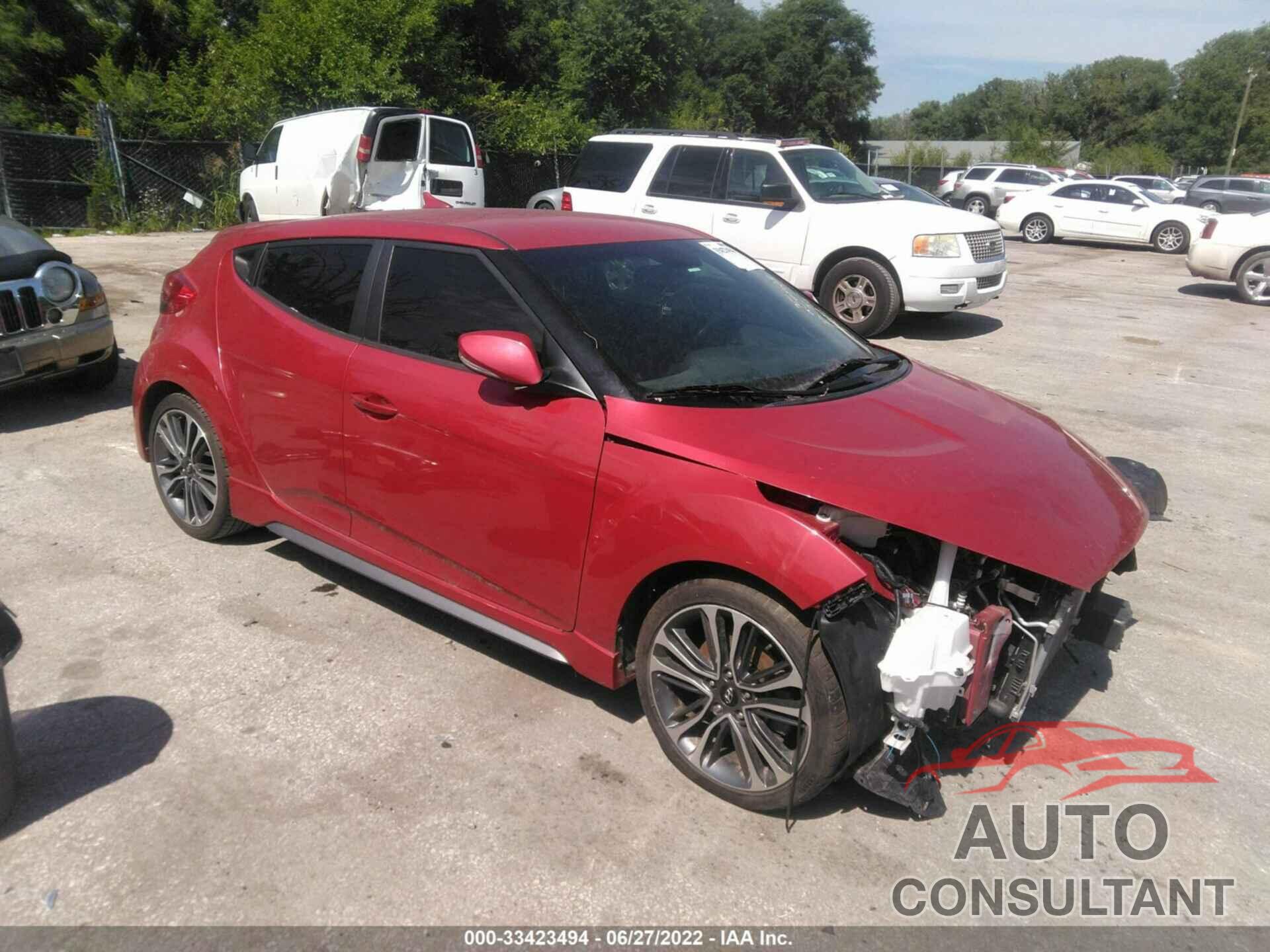 HYUNDAI VELOSTER 2016 - KMHTC6AE1GU256423