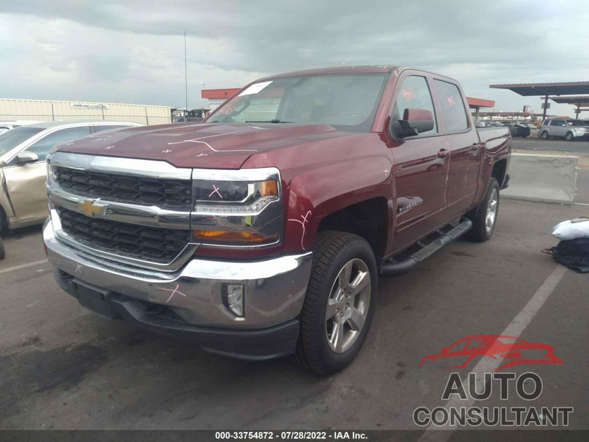 CHEVROLET SILVERADO 1500 2016 - 3GCUKREC7GG246200