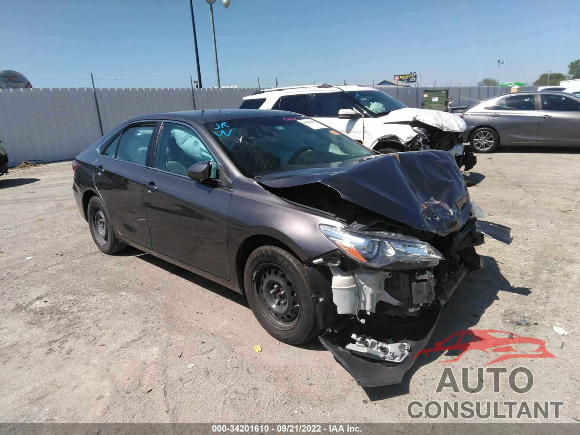 TOYOTA CAMRY 2016 - 4T4BF1FK7GR570071