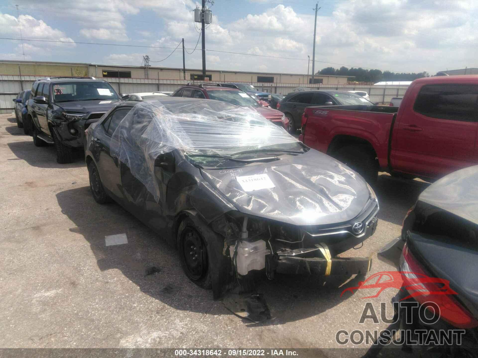 TOYOTA COROLLA 2016 - 2T1BURHE0GC609297