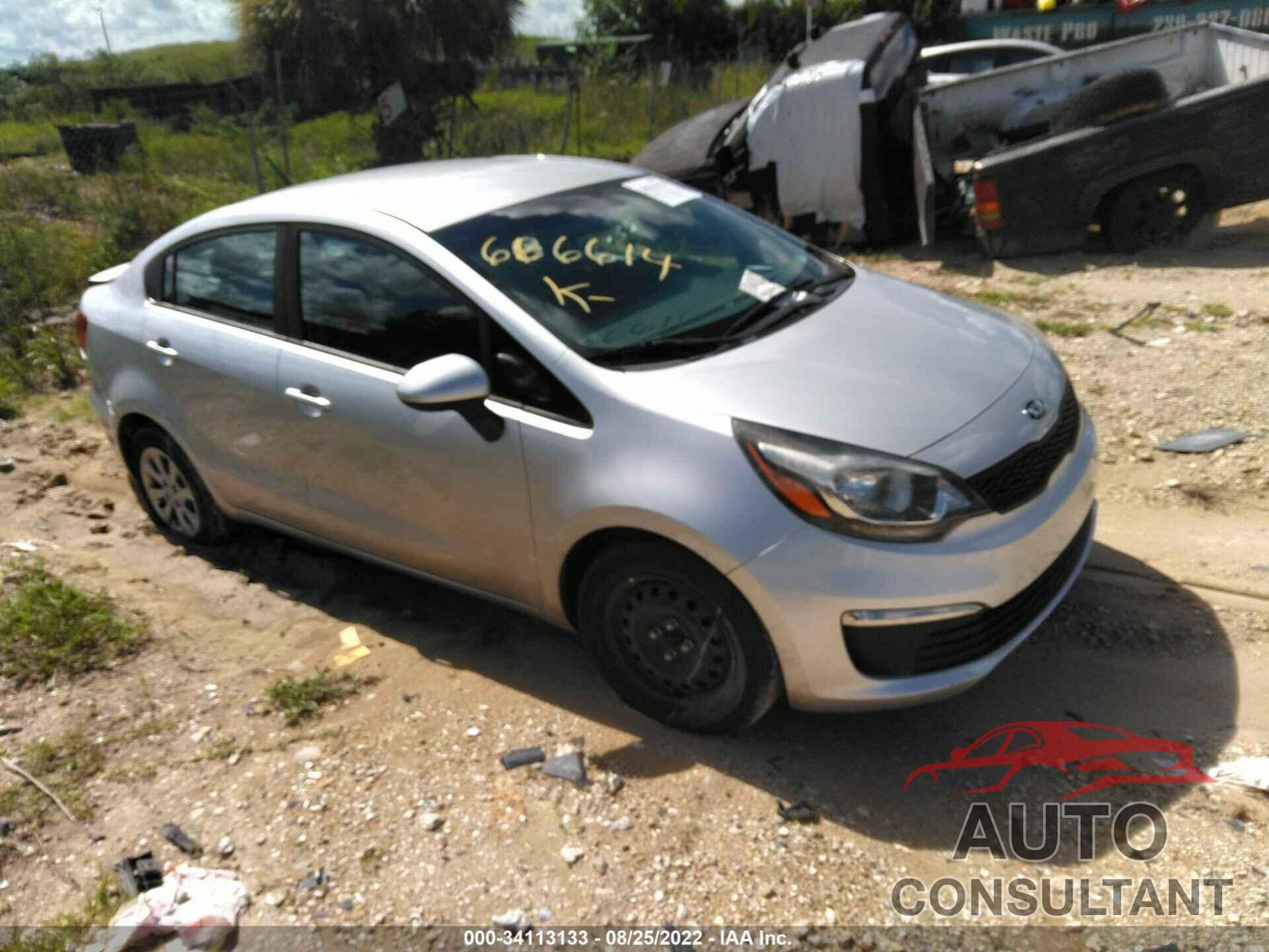 KIA RIO 2016 - KNADM4A37G6686614