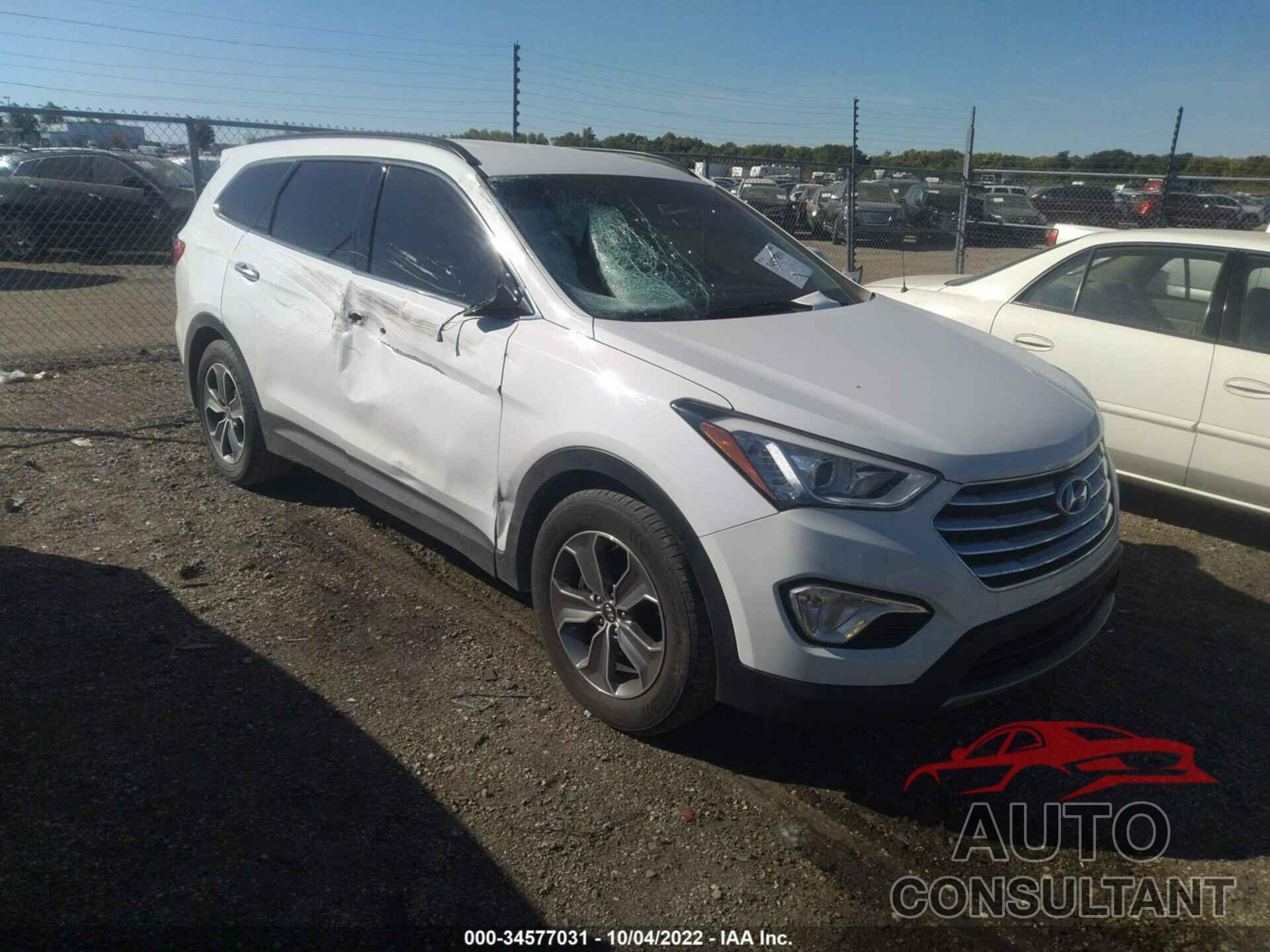 HYUNDAI SANTA FE 2016 - KM8SM4HF1GU134253