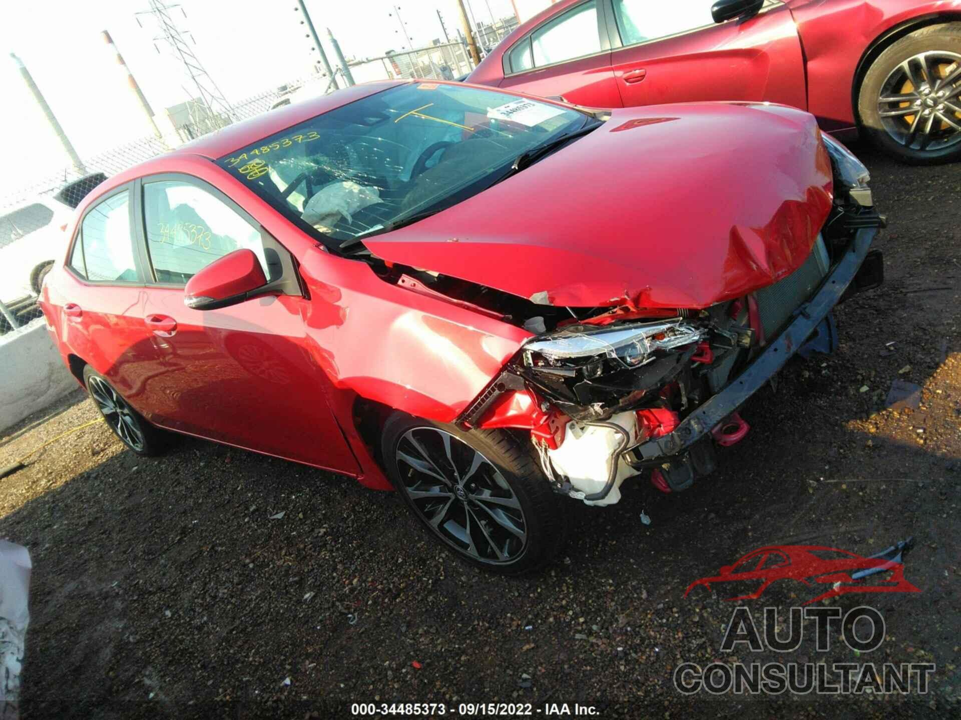 TOYOTA COROLLA 2018 - 2T1BURHE4JC079620