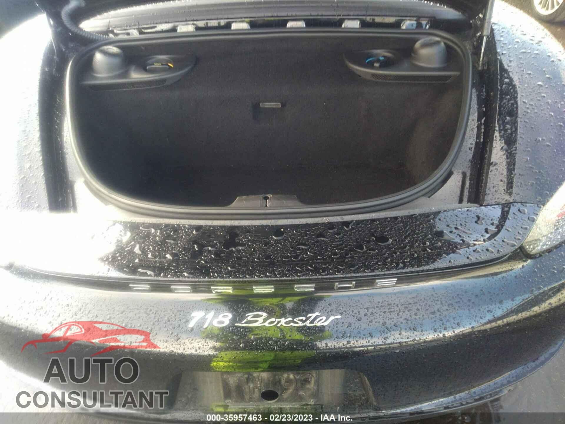 PORSCHE 718 BOXSTER 2018 - WP0CA2A85JS210920