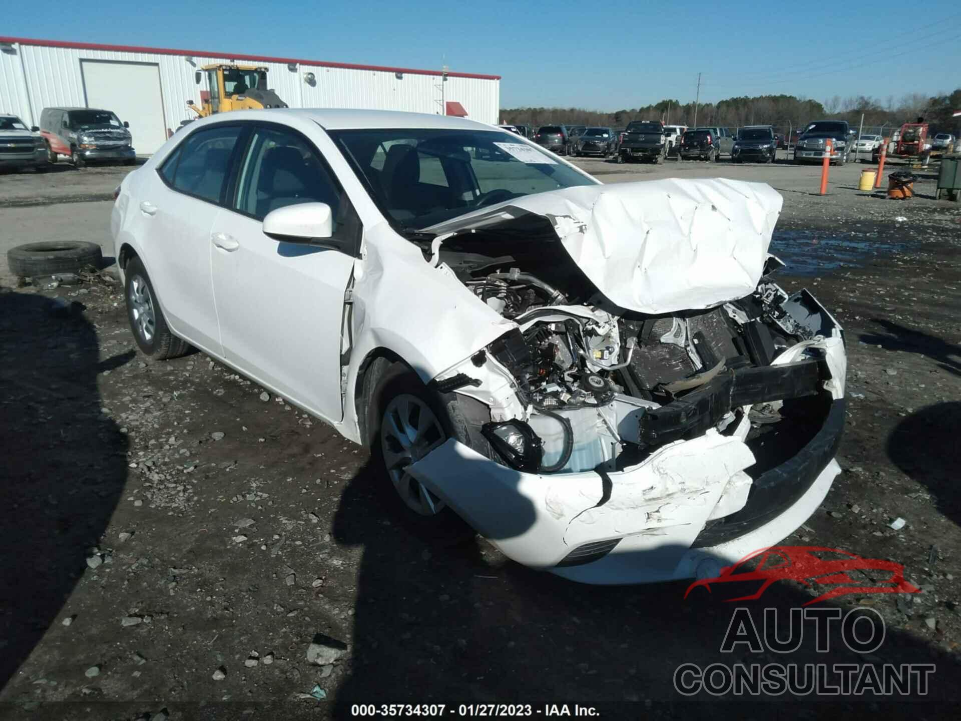 TOYOTA COROLLA 2016 - 2T1BURHE0GC499609