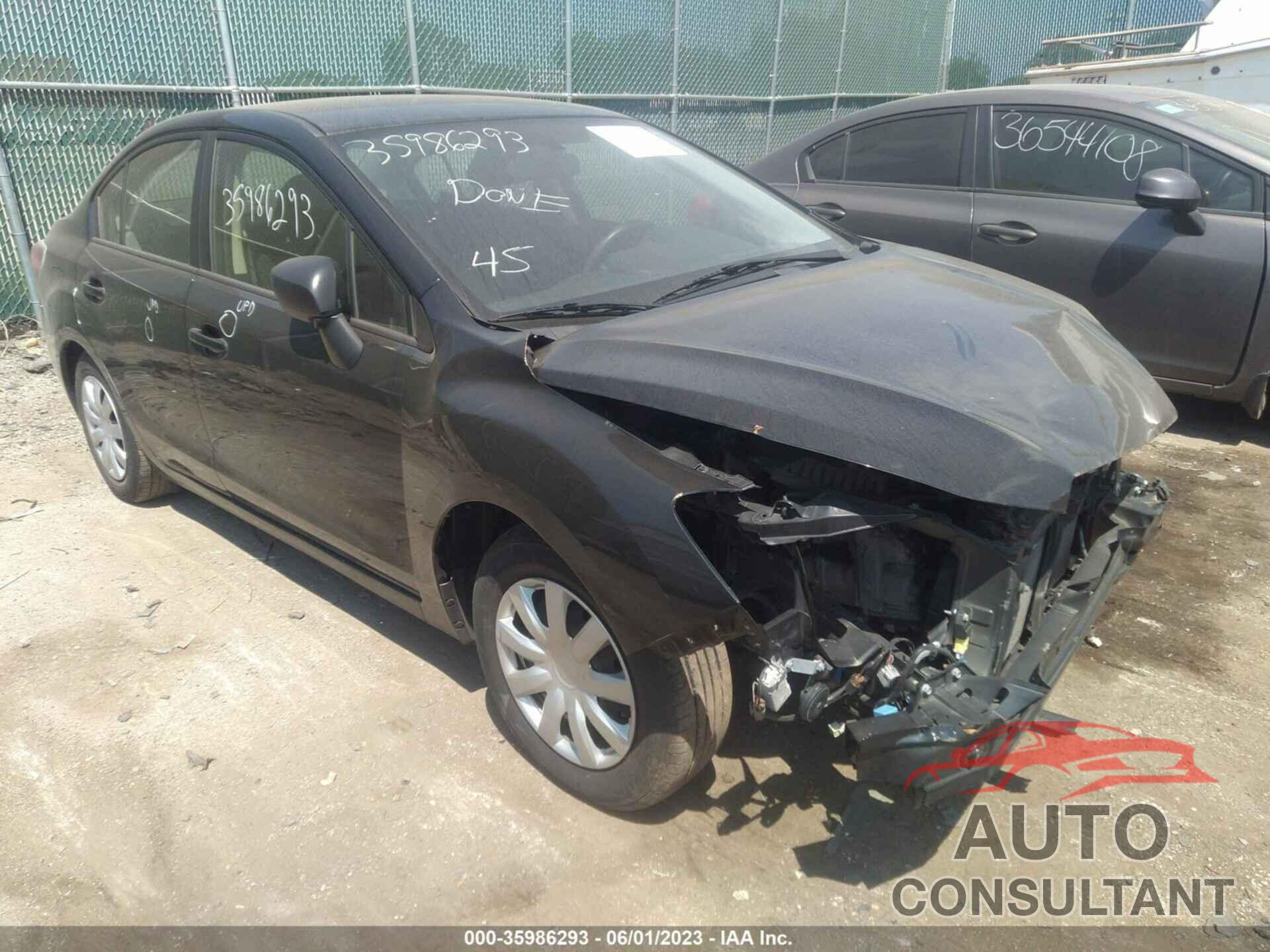 SUBARU IMPREZA SEDAN 2016 - JF1GJAA65GH008455