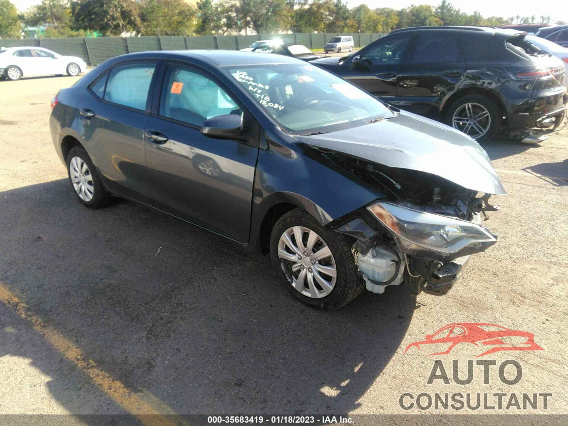 TOYOTA COROLLA 2016 - 5YFBURHE5GP512595