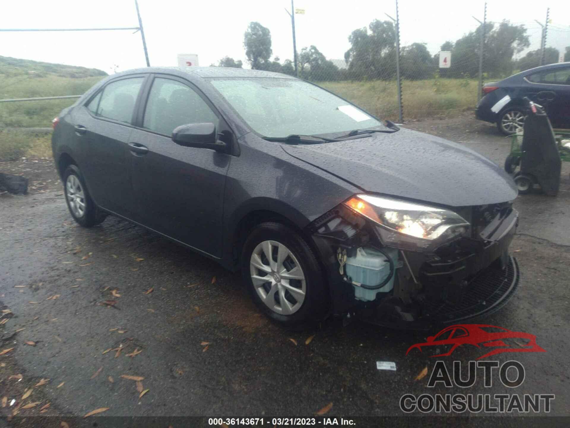 TOYOTA COROLLA 2015 - 5YFBURHE7FP337586